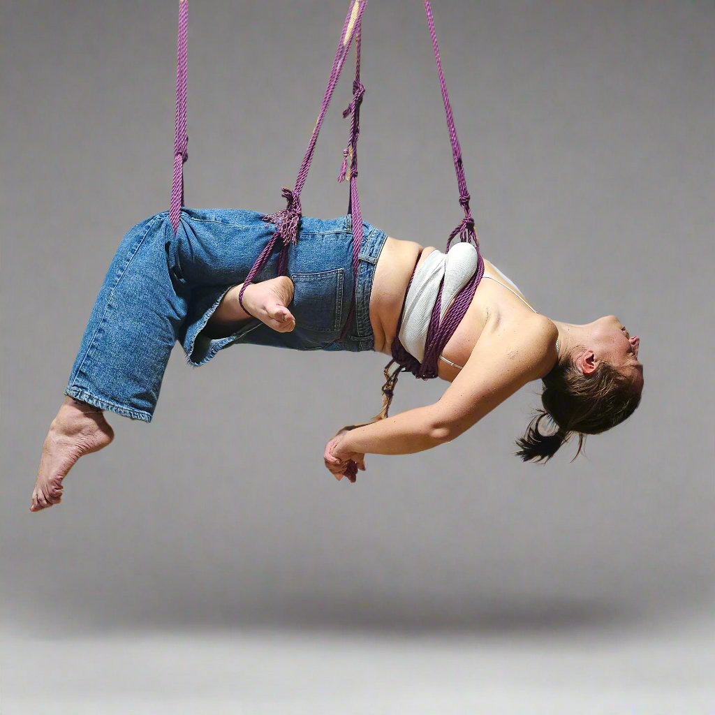 Shibari suspension face up Aomuke Zuri 仰向け吊り