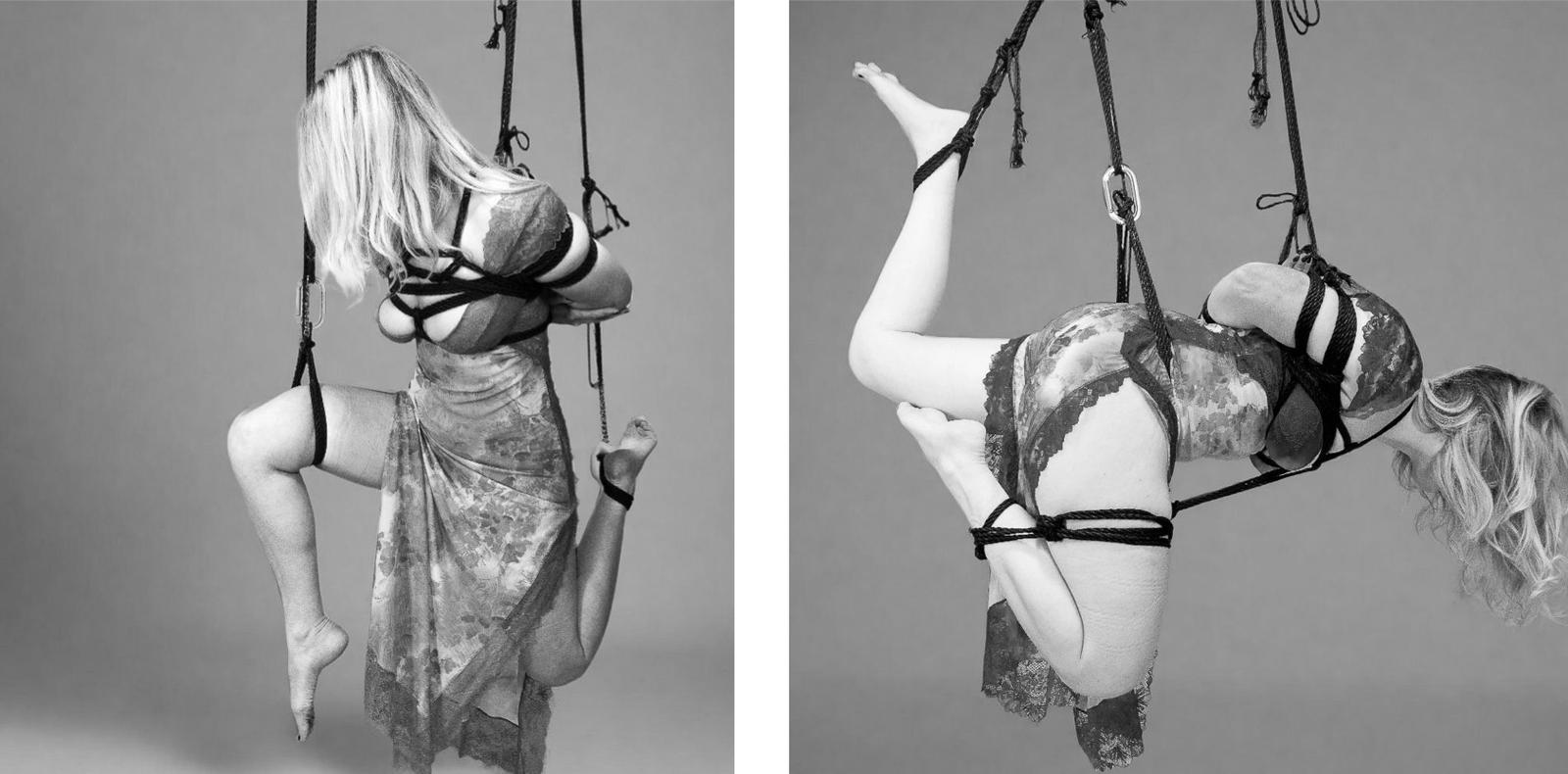 Shibari suspension transitions BDSM