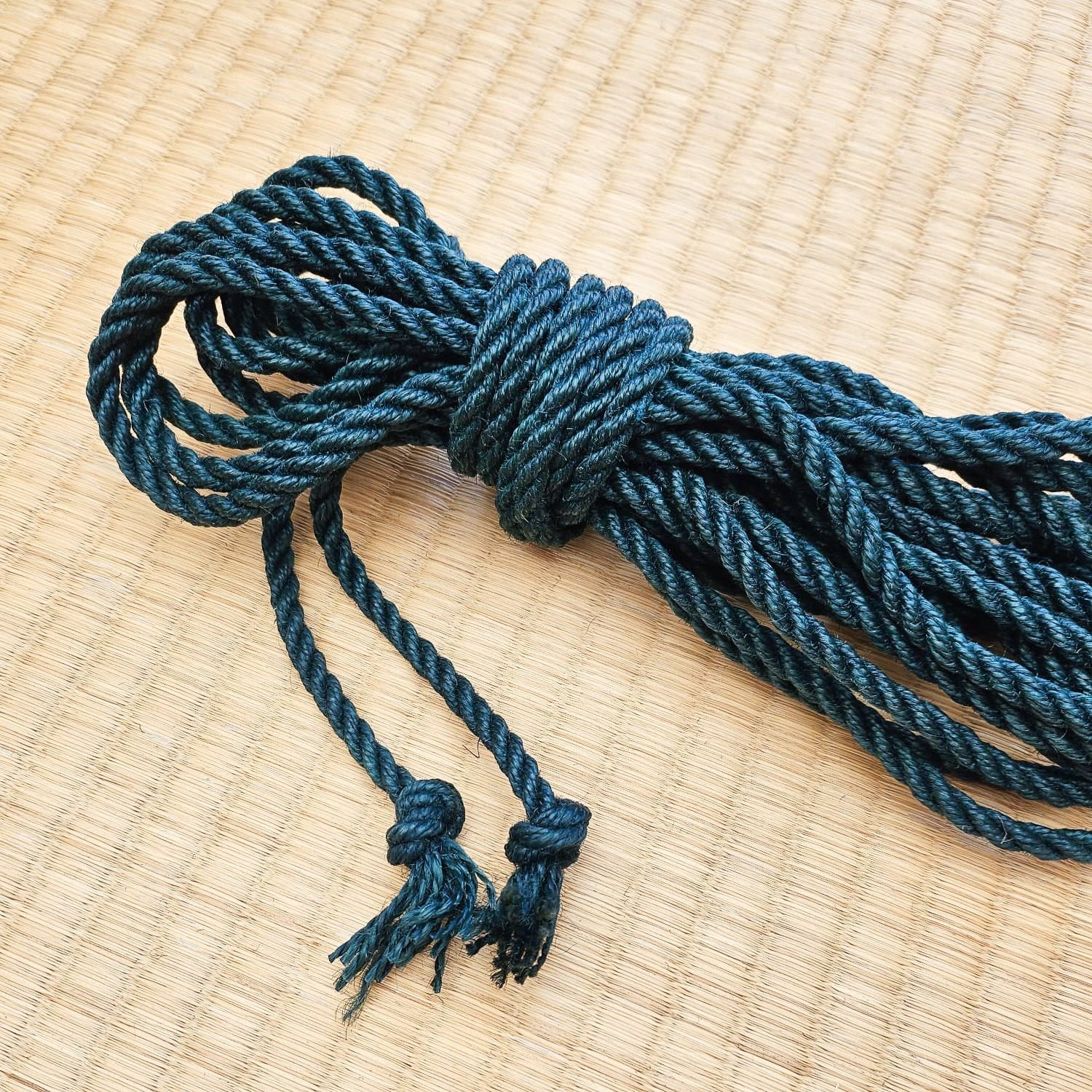 Jute shibari rope  : Teal : Reborn Rope