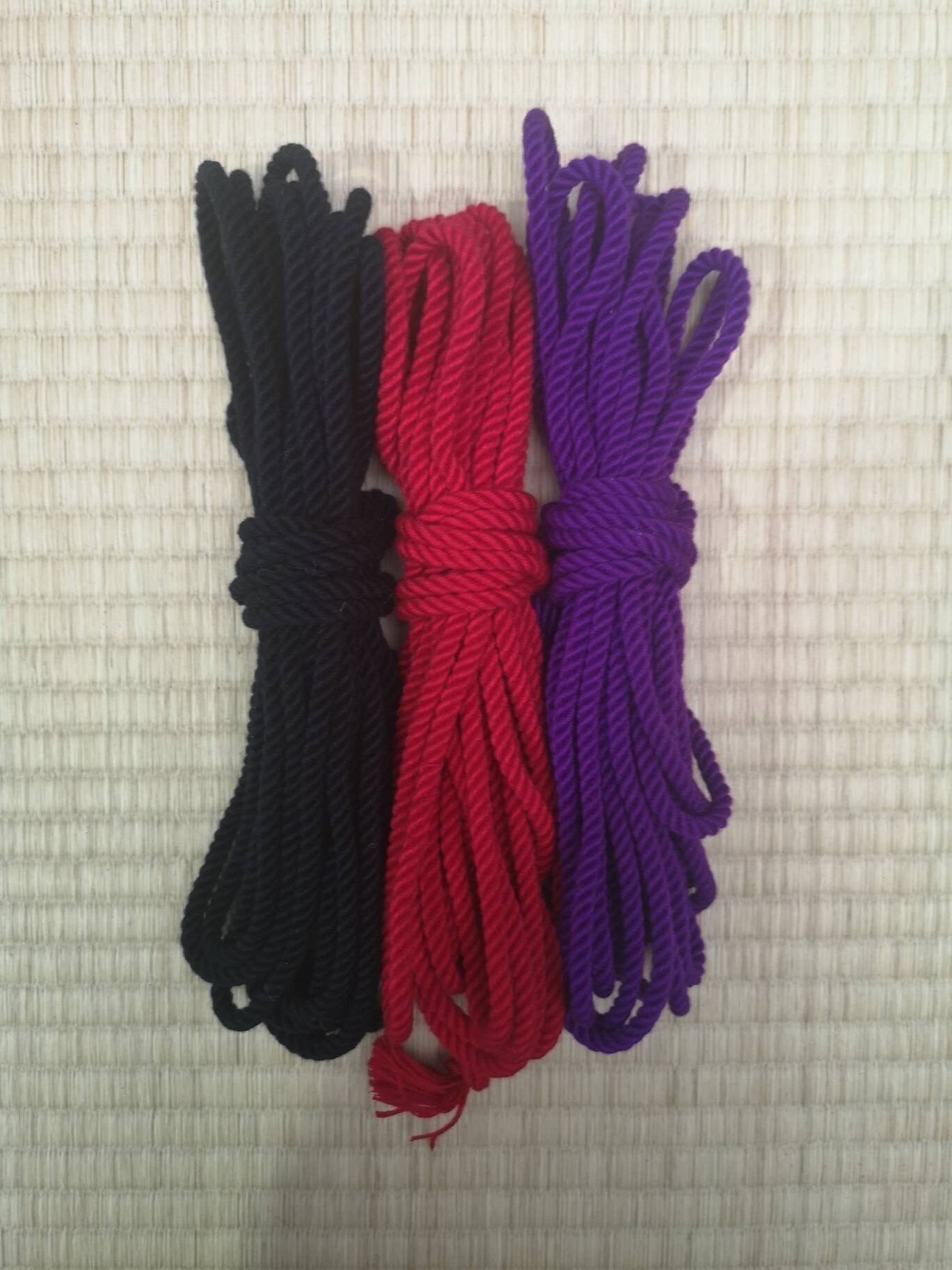 ‘Afterdark kit’. Bamboo bondage ropes. - RebornRopes