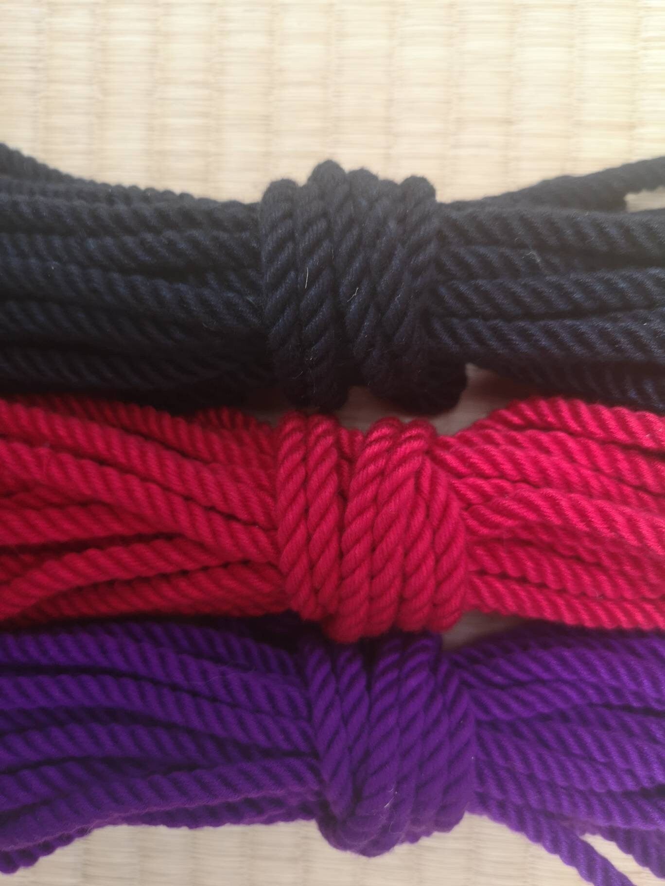 ‘Afterdark kit’. Bamboo bondage ropes. - RebornRopes