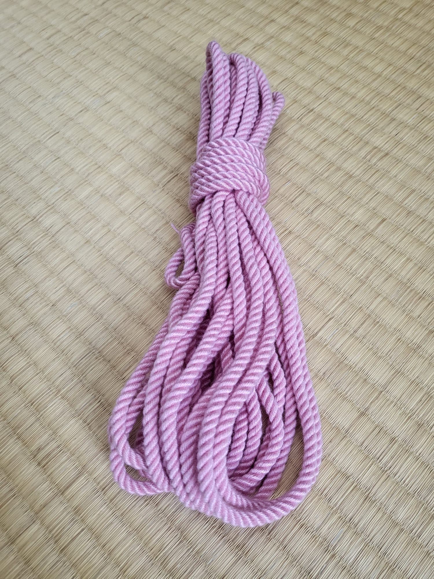 ‘Ballet Pink’. Bamboo bondage rope - RebornRopes