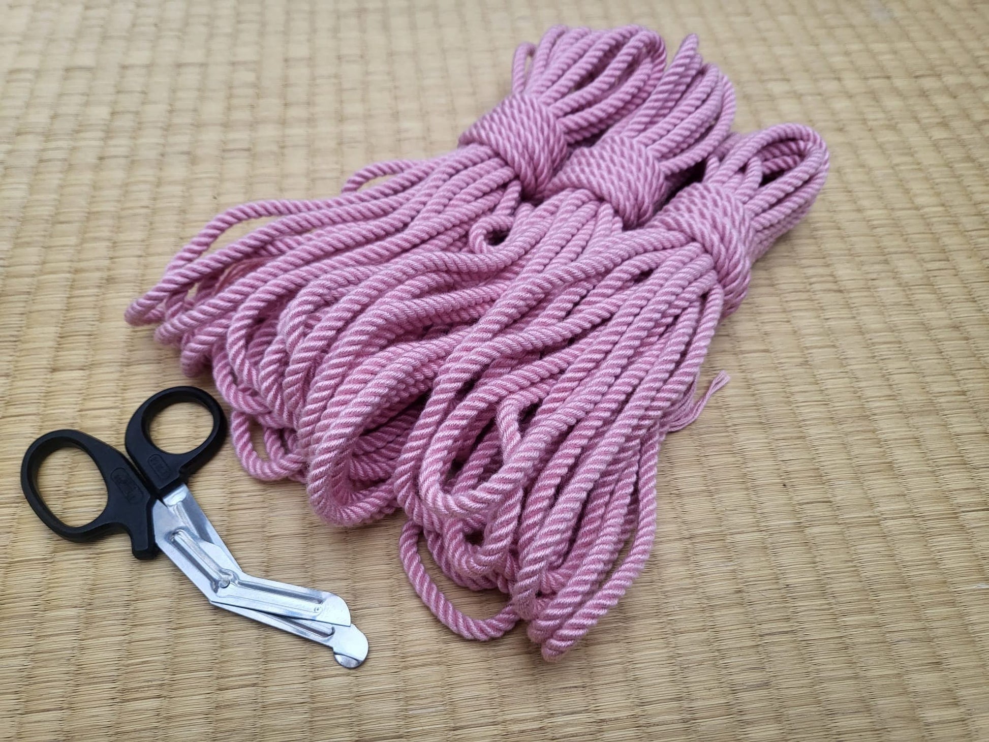 ‘Ballet Pink’. Bamboo bondage rope - RebornRopes