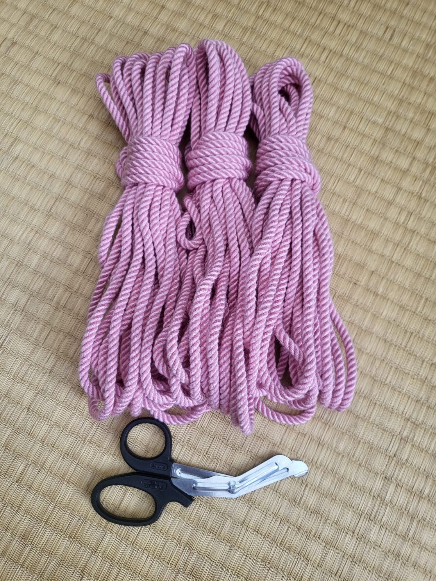 ‘Ballet Pink’. Bamboo bondage rope - RebornRopes