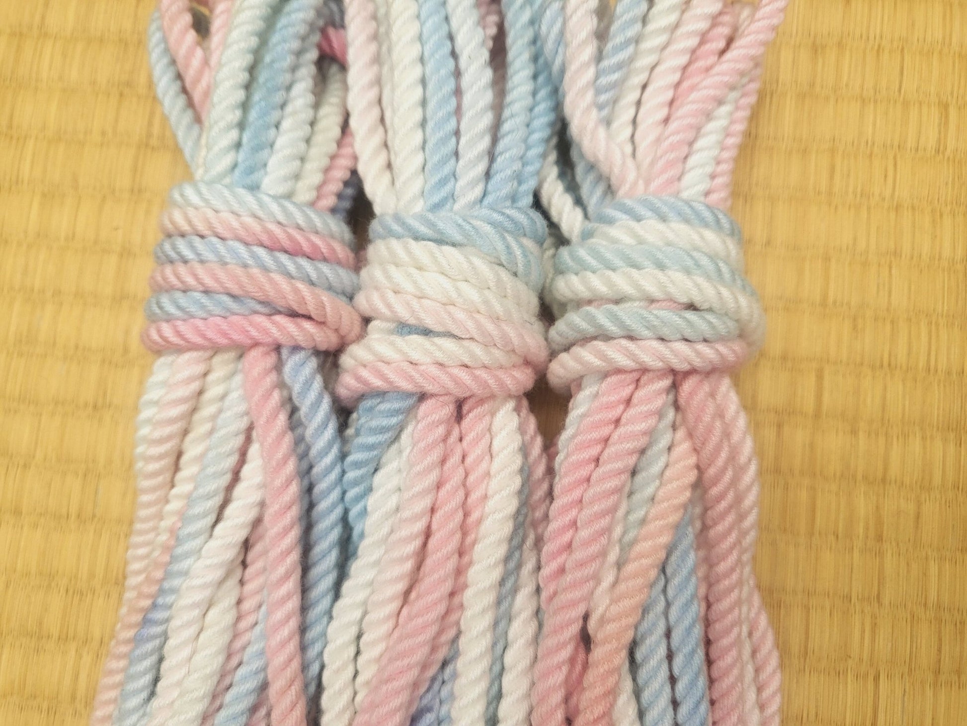 Bamboo ‘Baby - True Trans Pride’ bondage rope - RebornRopes