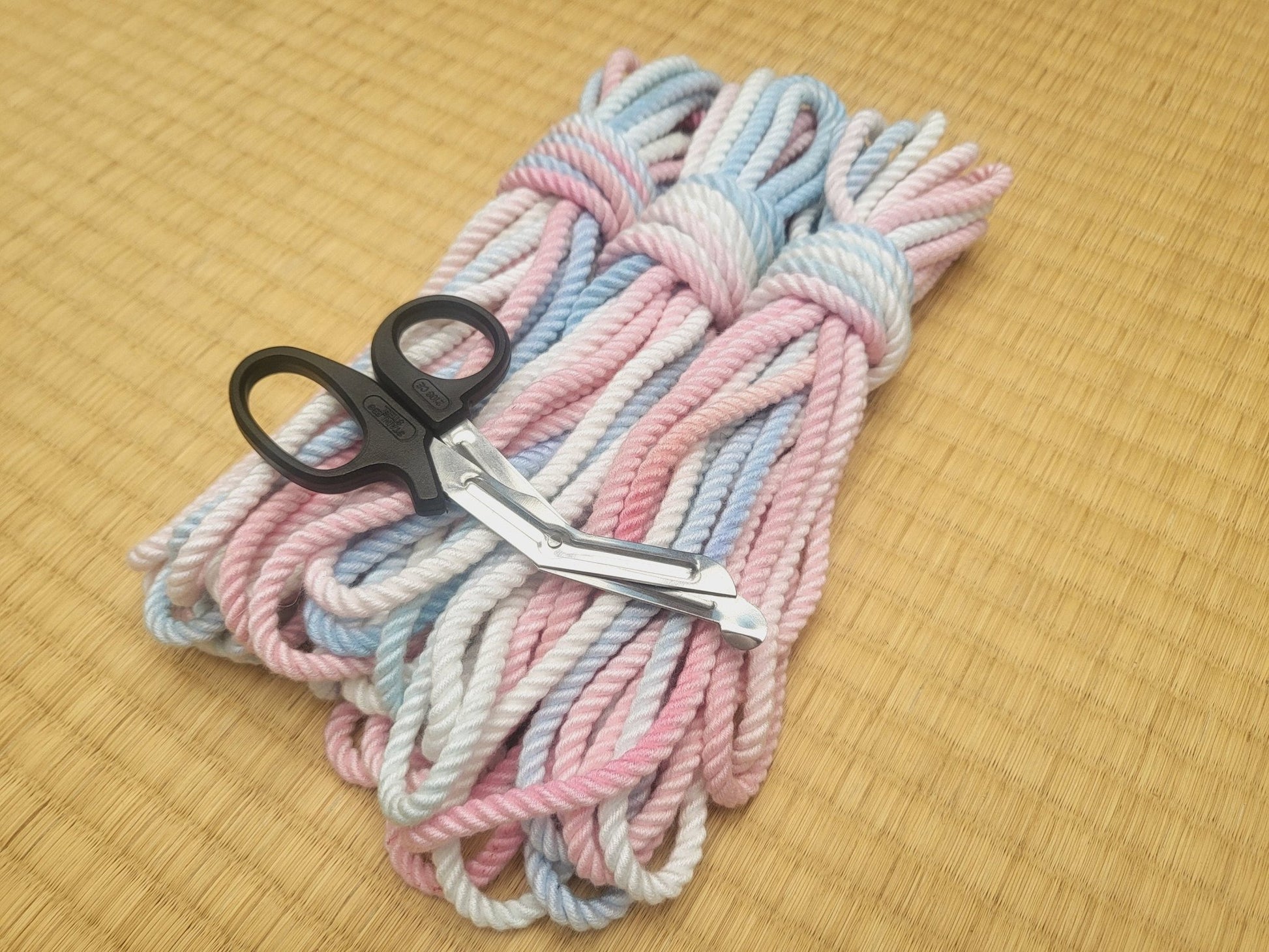 Bamboo ‘Baby - True Trans Pride’ bondage rope - RebornRopes