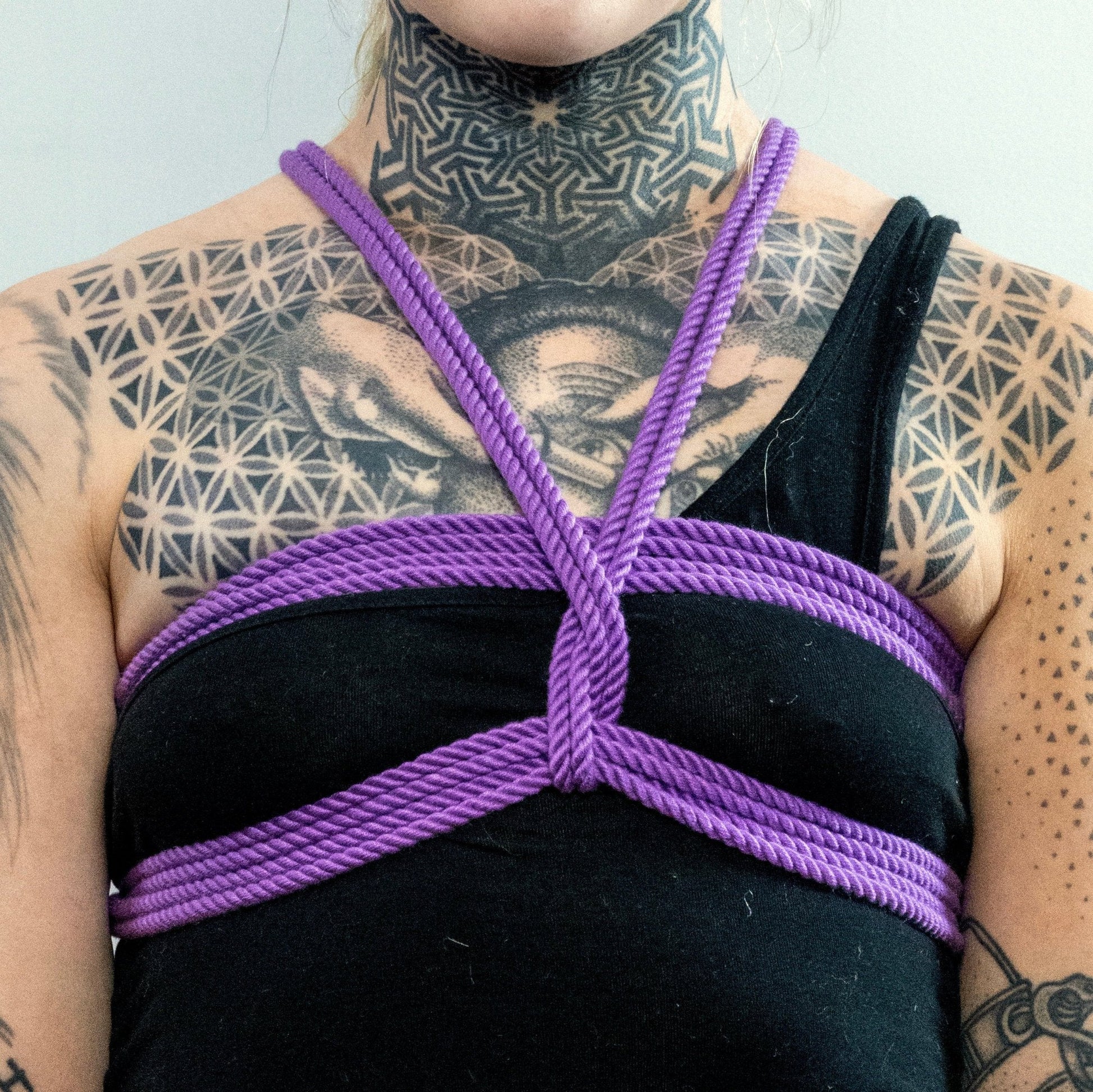 Bamboo ‘Lavender’. bondage rope - RebornRopes