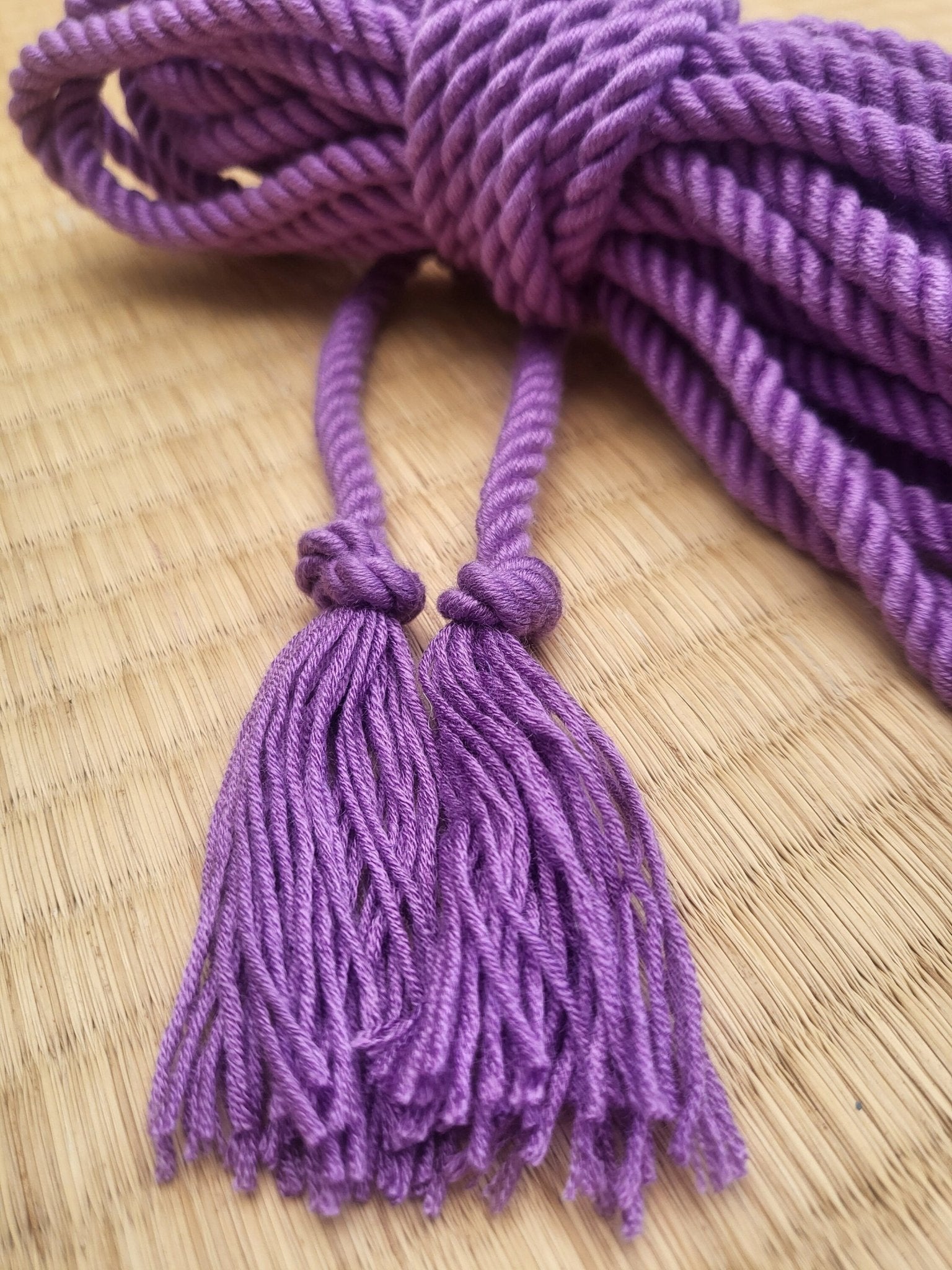 Bamboo ‘Lavender’. bondage rope - RebornRopes