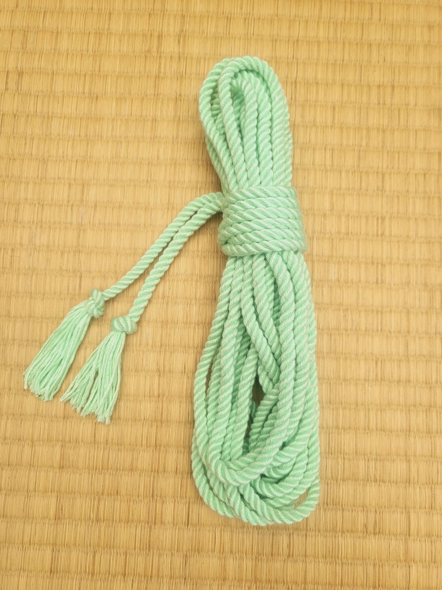 Bamboo ‘Mint’ bondage rope. - RebornRopes