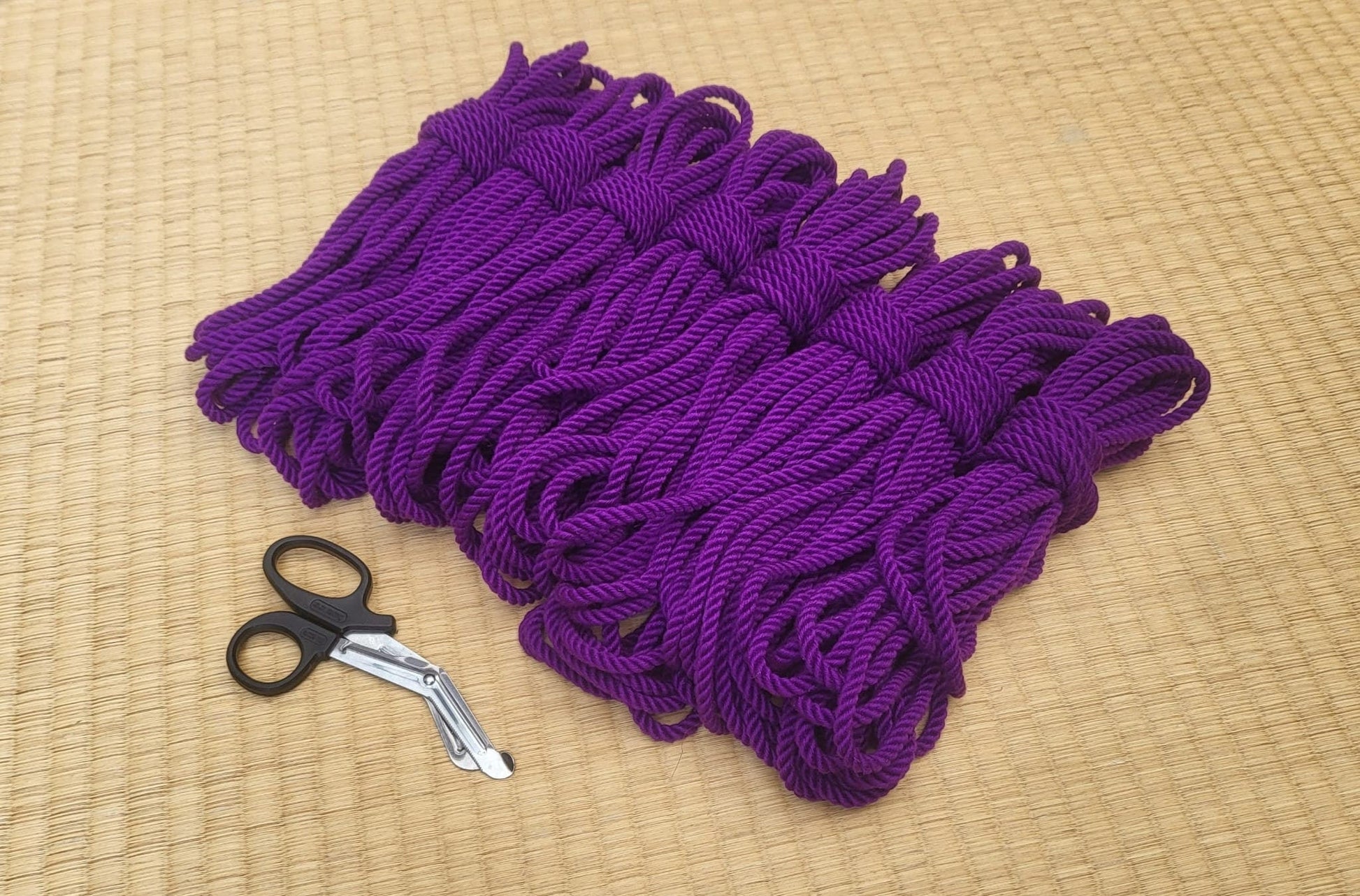 Bamboo ‘Violet’ bondage rope. - RebornRopes