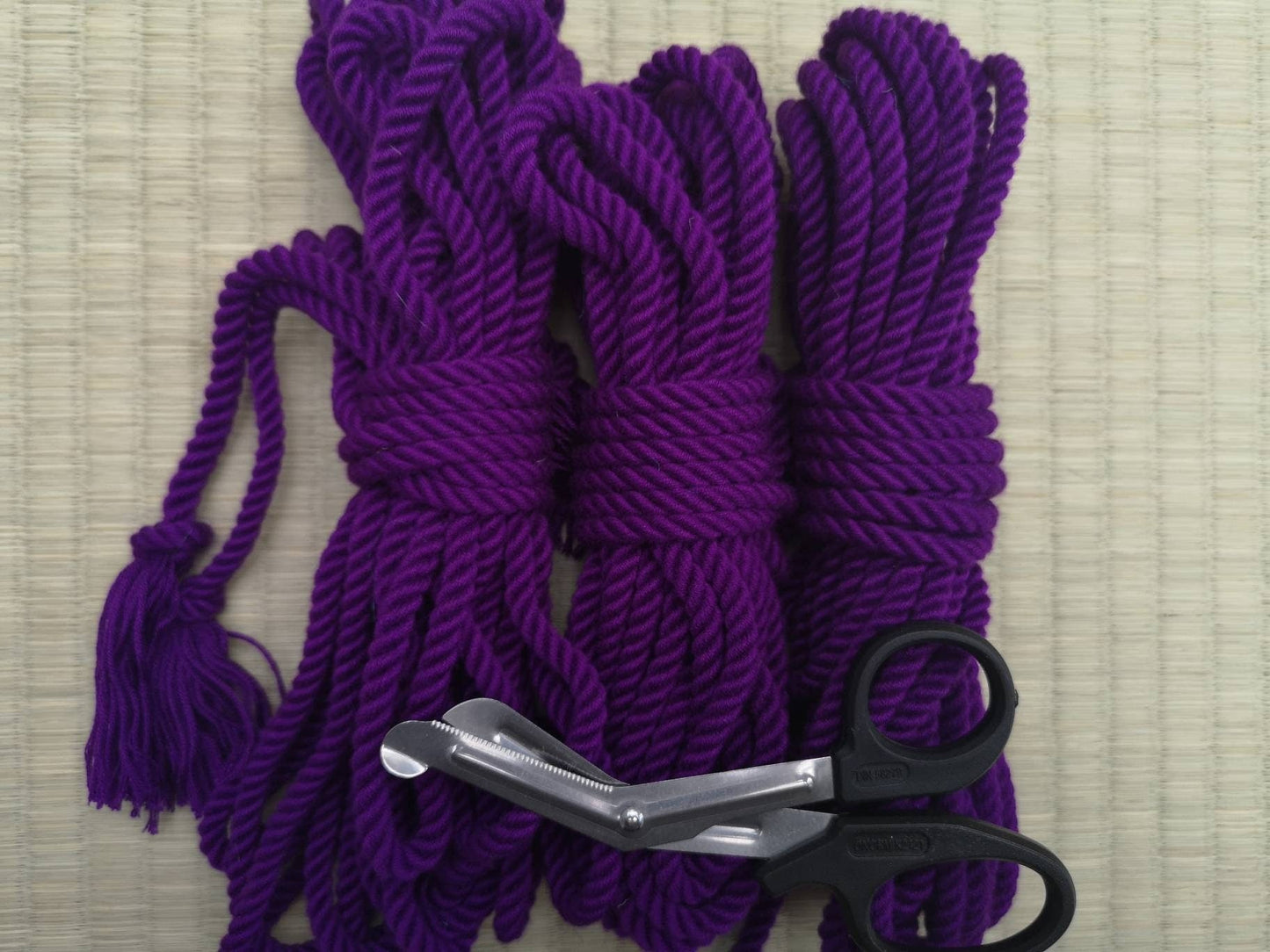 Bamboo ‘Violet’ bondage rope. - RebornRopes