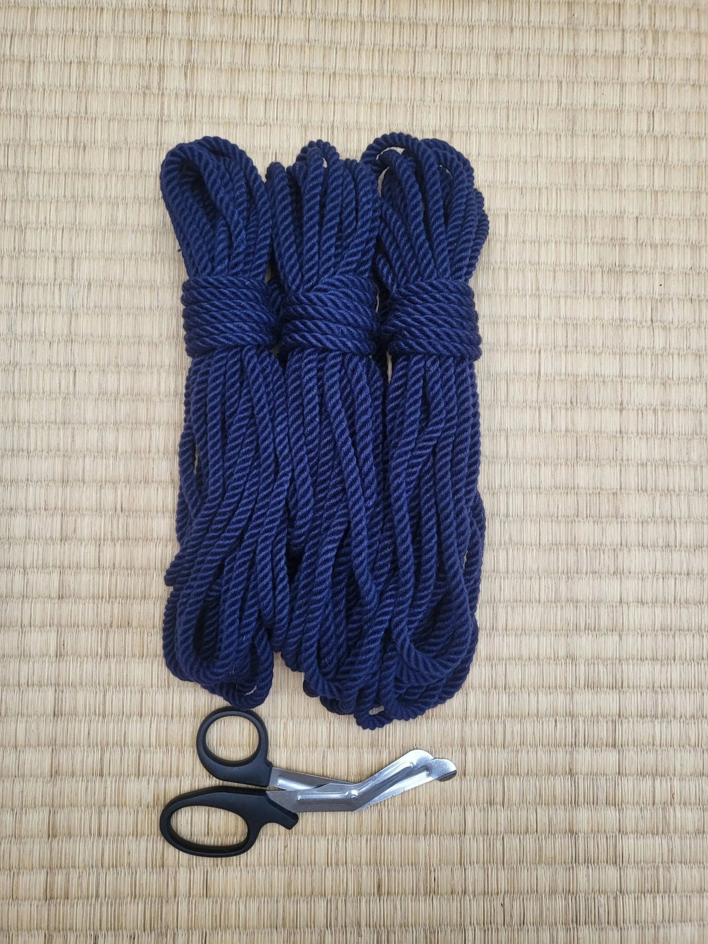 ‘Black Blueberry’ bondage rope. - RebornRopes