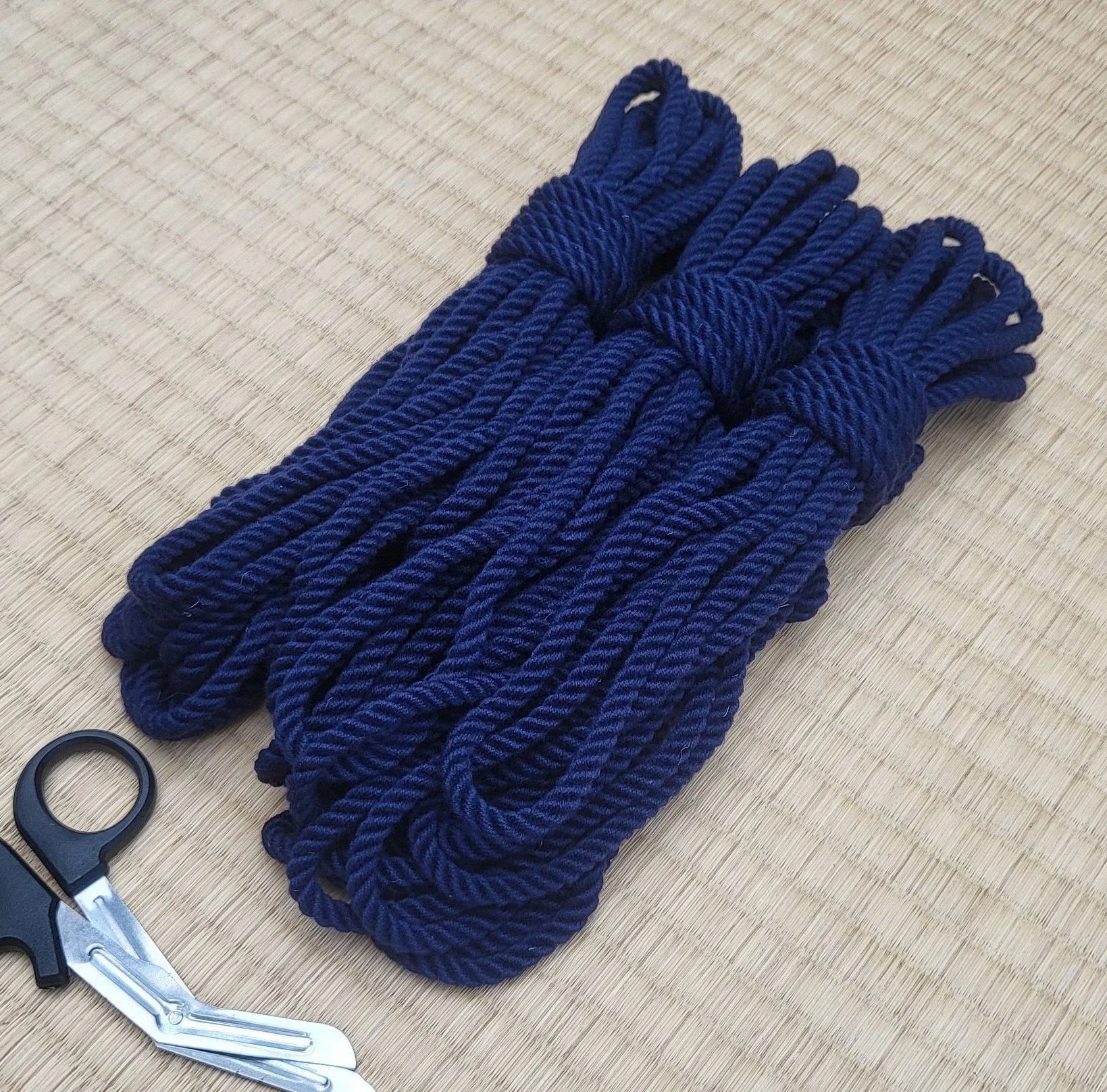 ‘Black Blueberry’ bondage rope. - RebornRopes