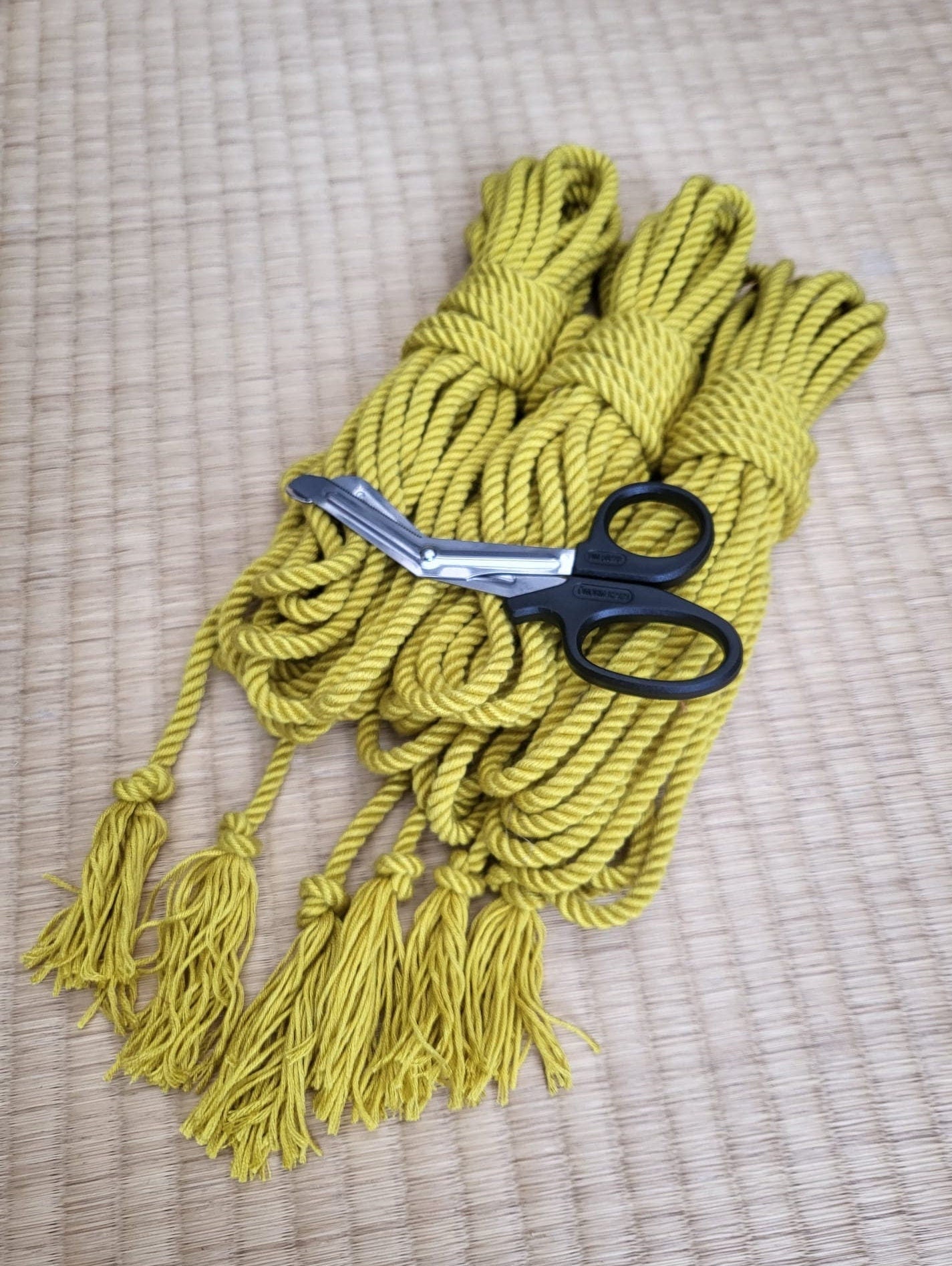 ‘Bumblebee’ Bamboo bondage rope. - RebornRopes