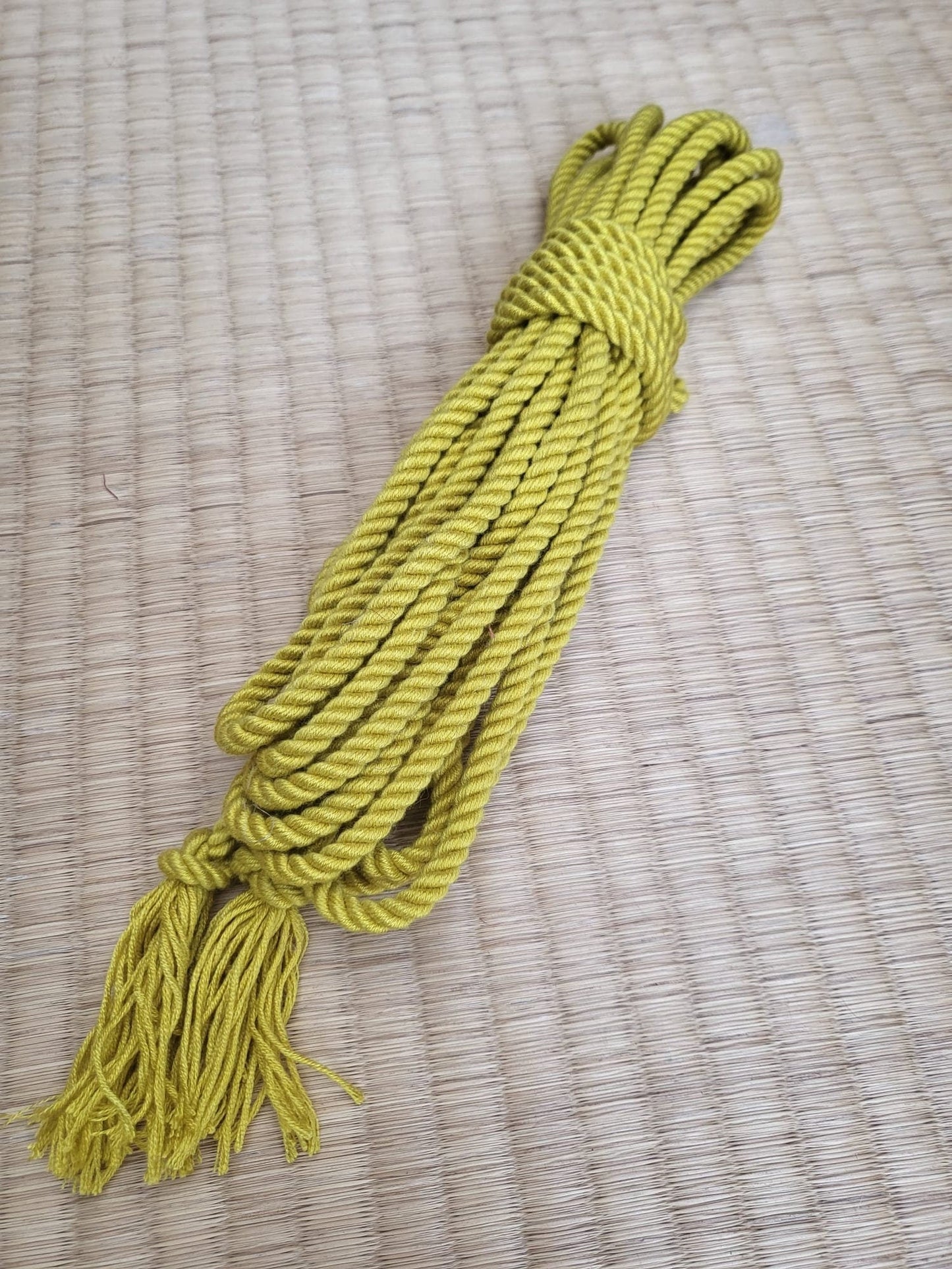 ‘Bumblebee’ Bamboo bondage rope. - RebornRopes