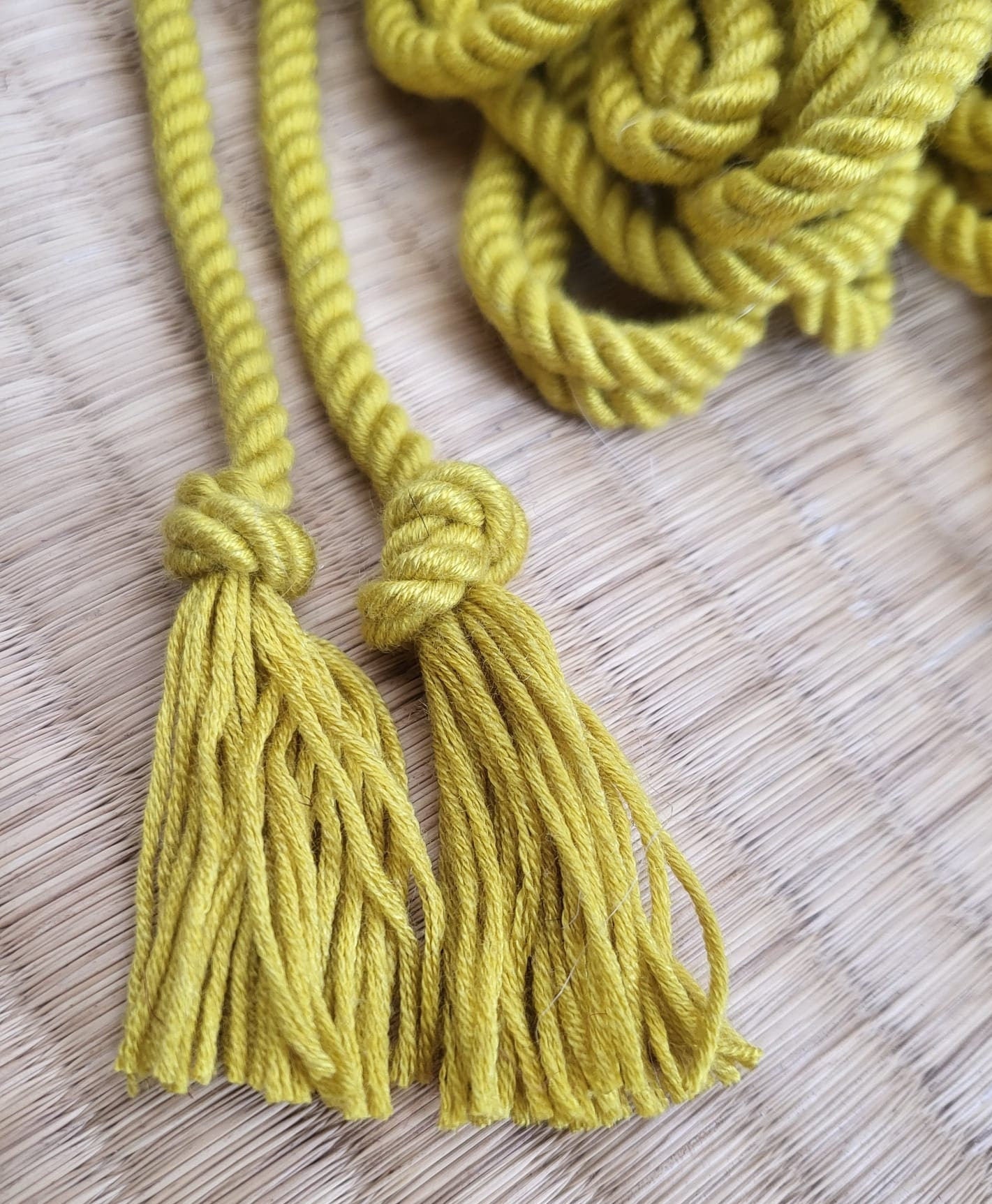 ‘Bumblebee’ Bamboo bondage rope. - RebornRopes