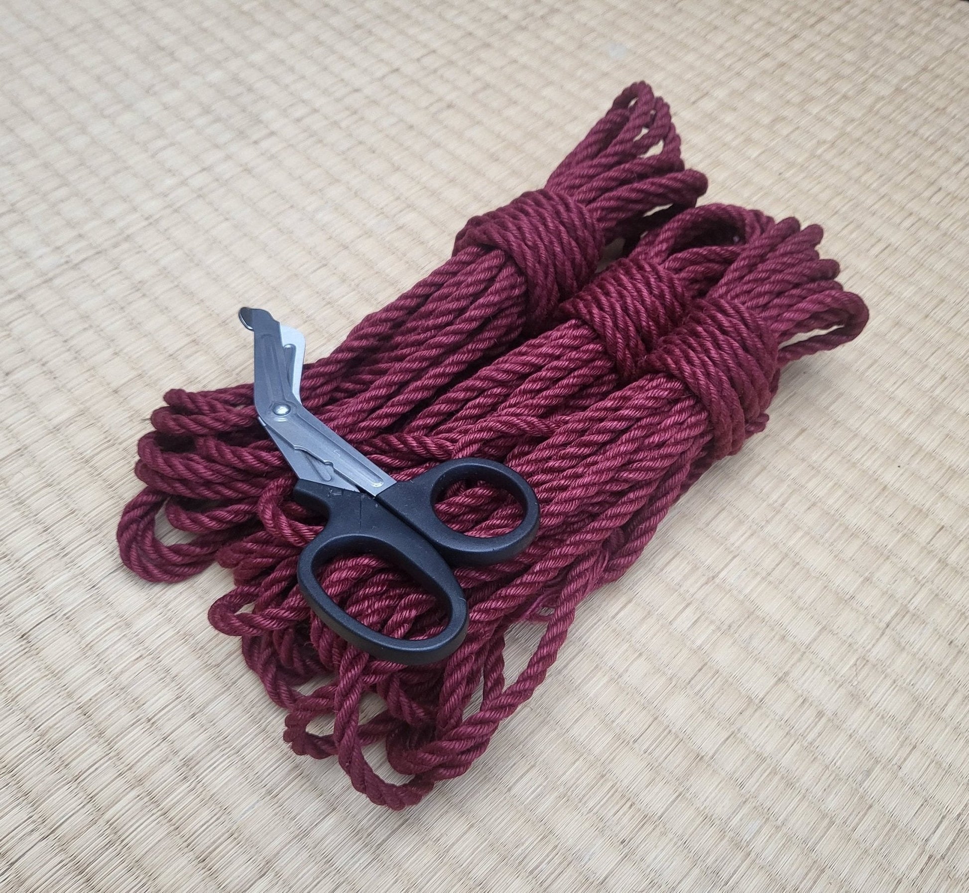 Cherry - Fully treated jute shibari bondage rope. - RebornRopes