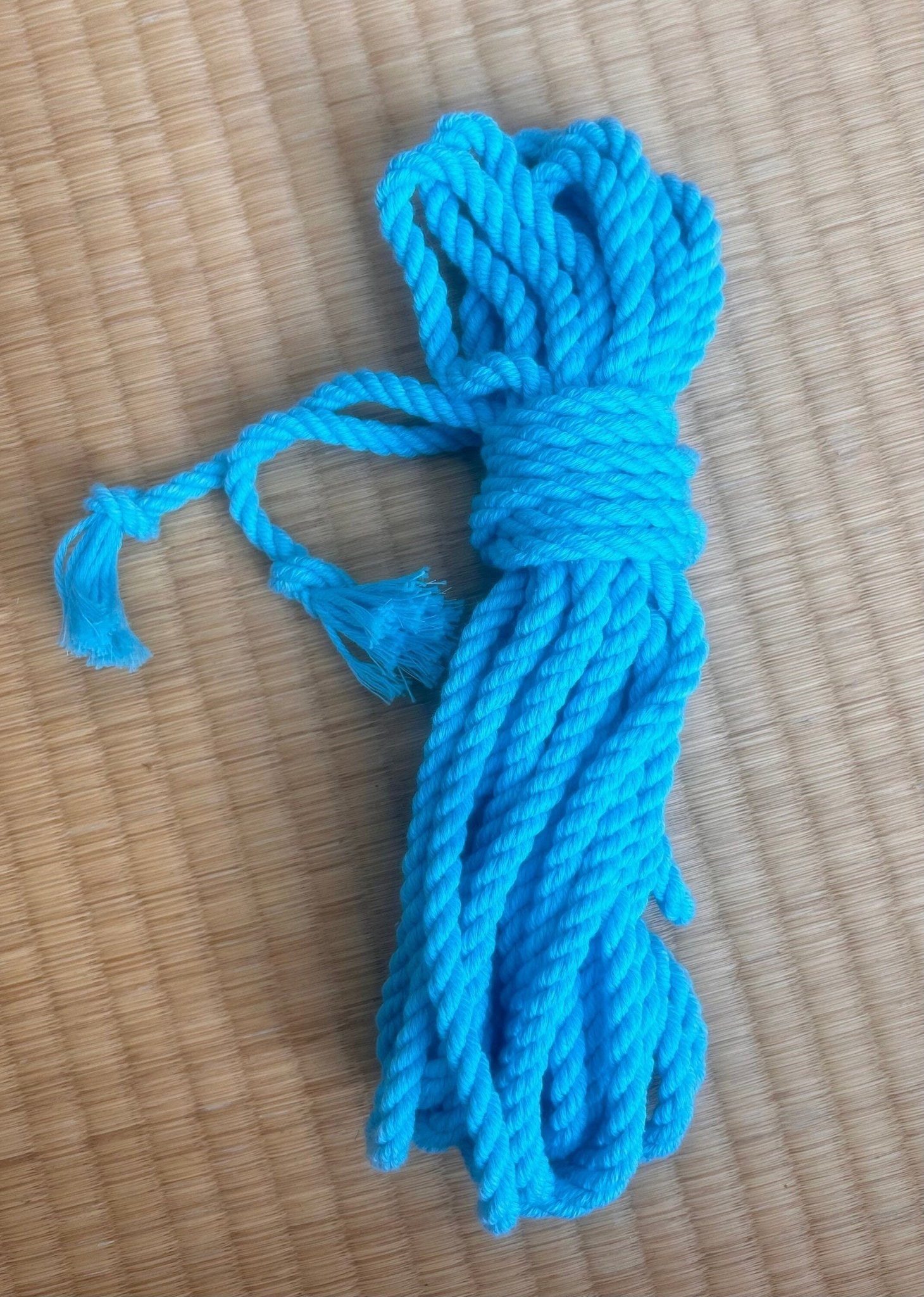 Cornflower Shibari UV Glow Rope - RebornRopes