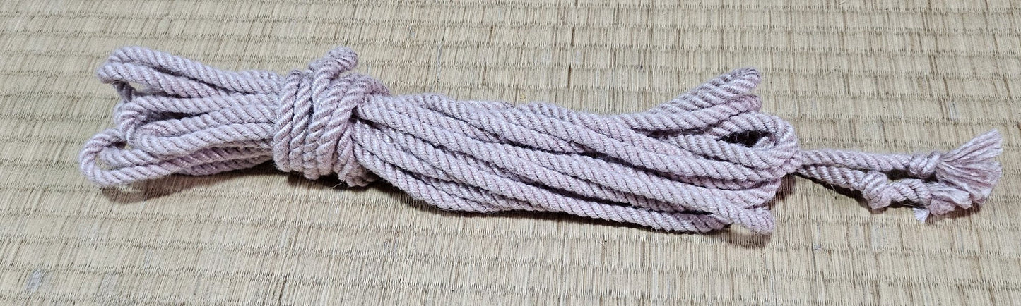 Duststorm Bondage rope made from Pure Mulberry Silk - RebornRopes