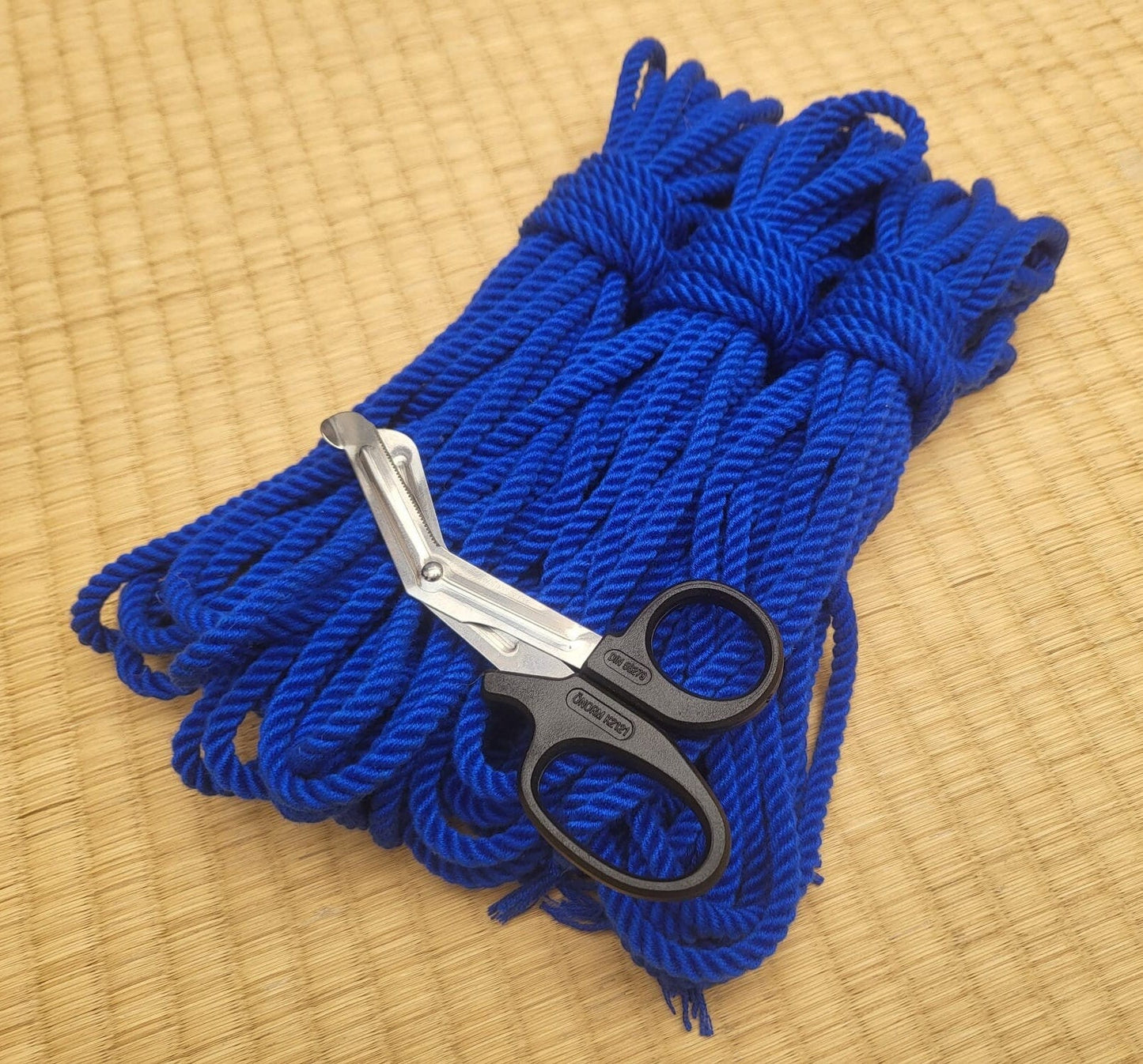 ‘Electric Blue’ Bamboo bondage rope - RebornRopes