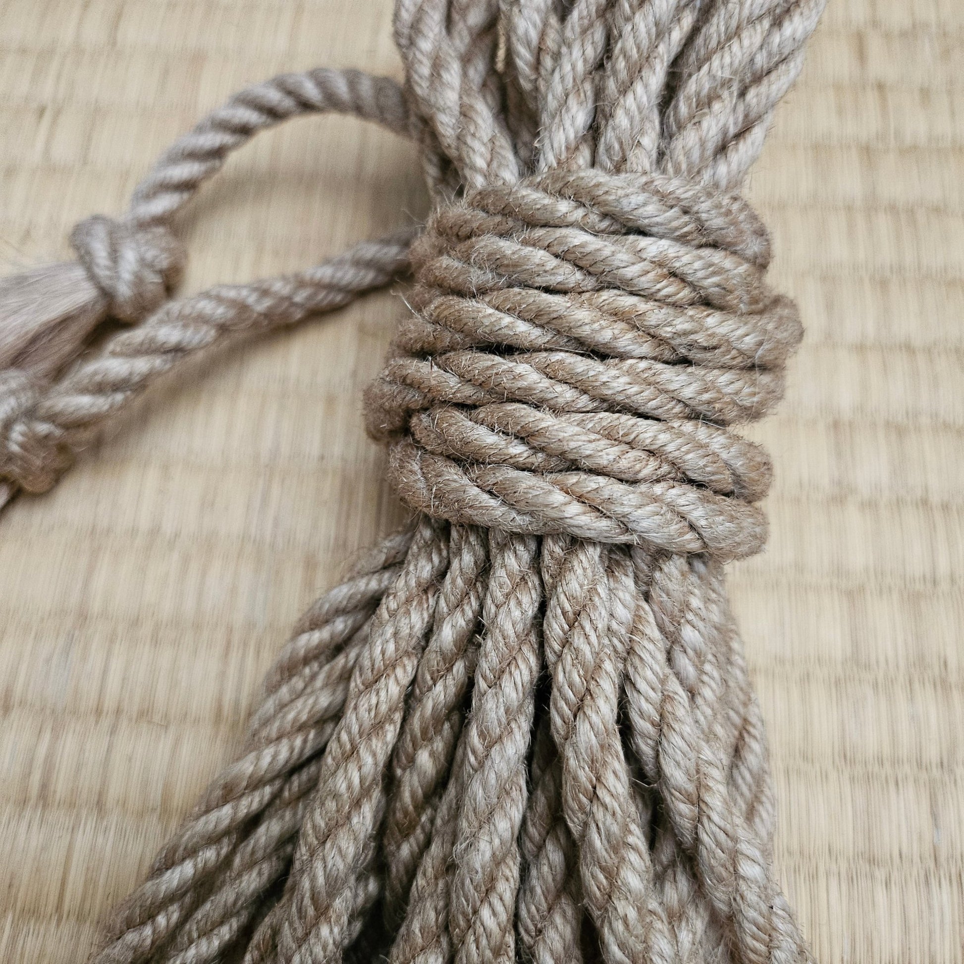 Fired Jute shibari rope - RebornRopes