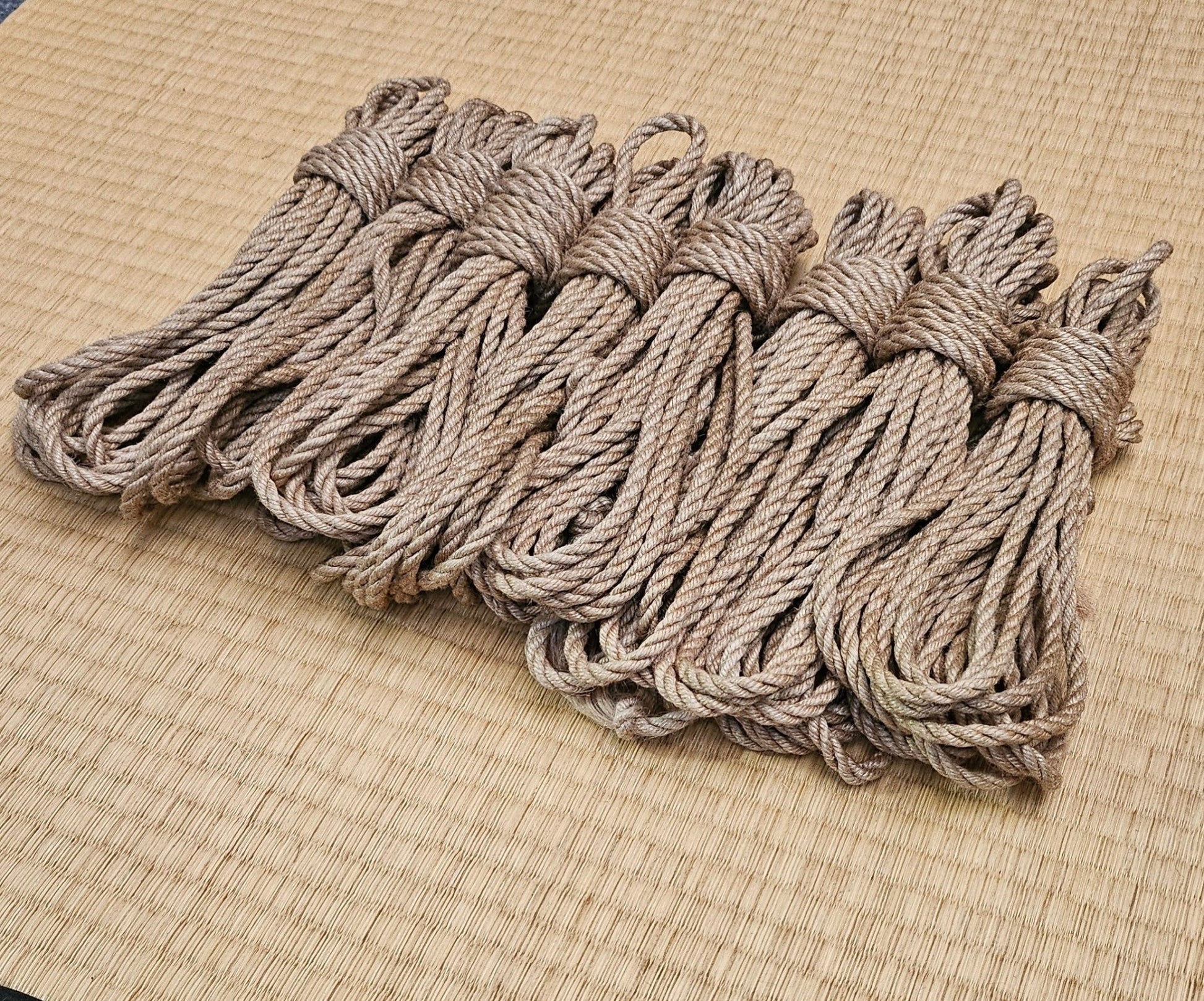 Fired Jute shibari rope - RebornRopes