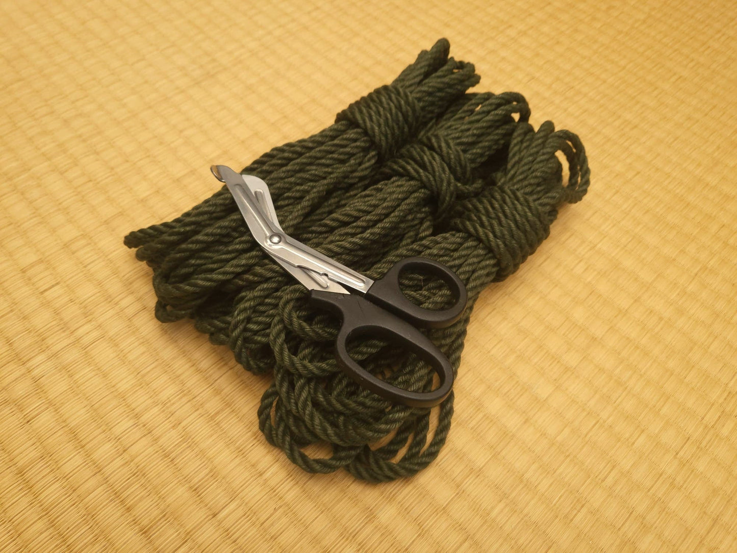 Forest Green - Fully treated jute shibari bondage rope. - RebornRopes