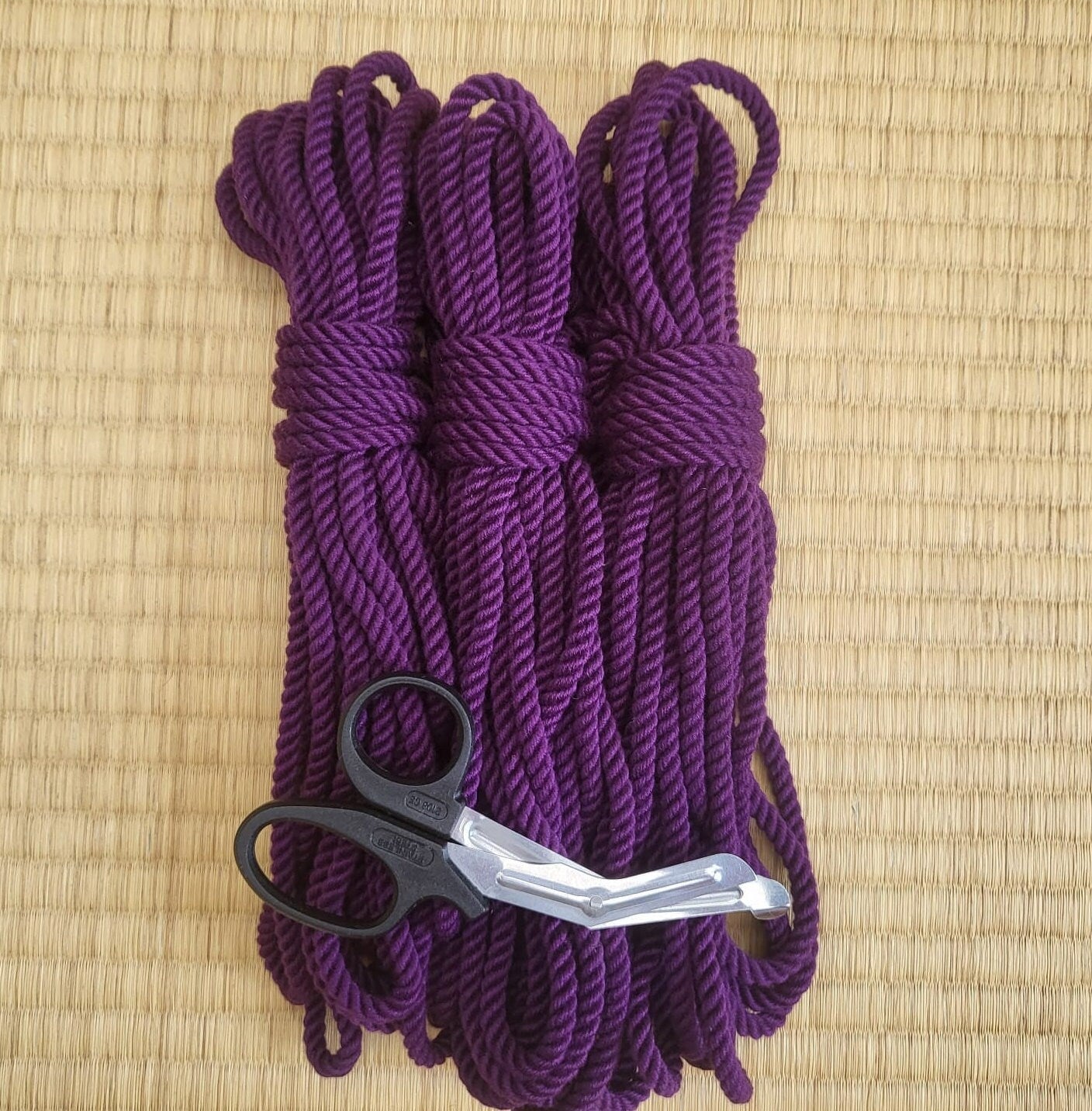 300ft hand dyed shibari cotton rope - orders purples