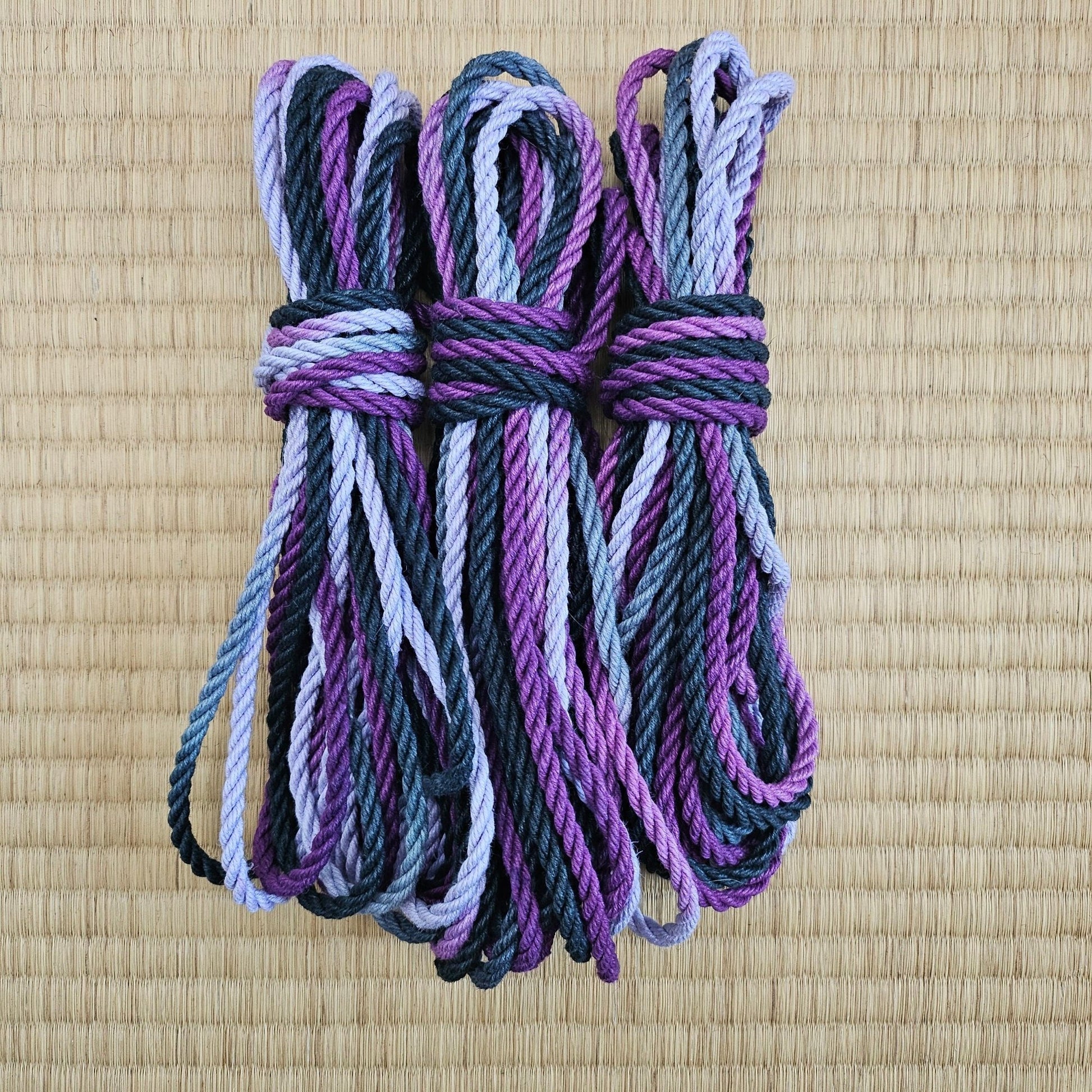 Shibari Rope. Hemp 'Kyrins' 8 meter (26ft) 6mm Diameter. Vegan-friendl ...