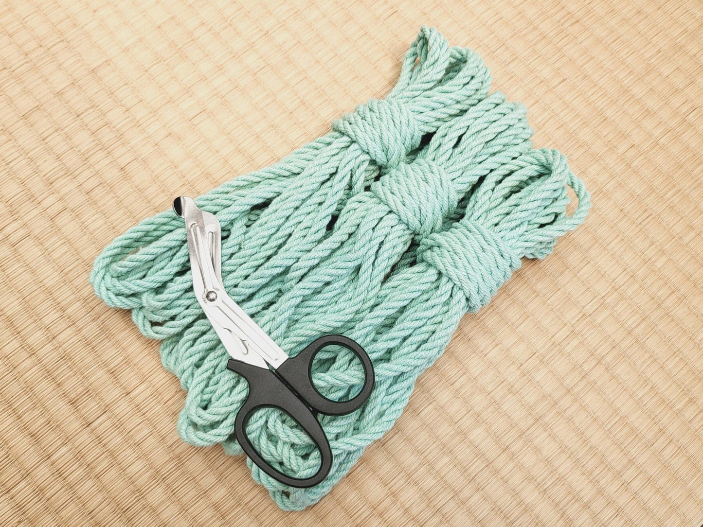 'Mint' Hemp bondage rope - RebornRopes