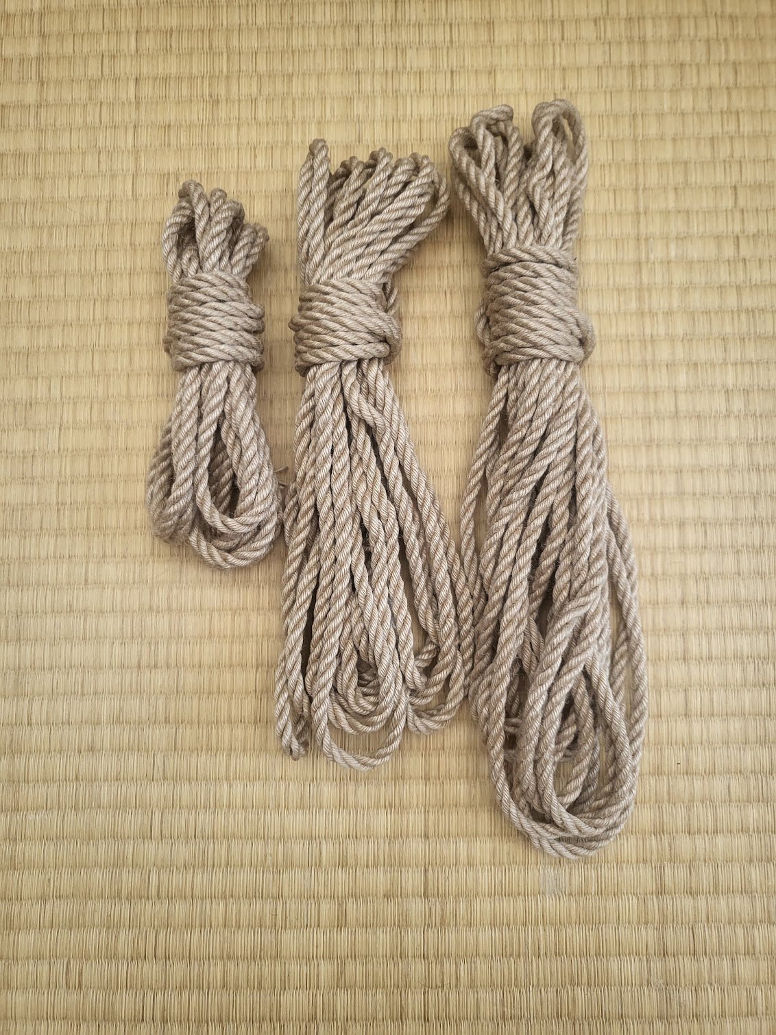 Natural - Fully treated jute shibari rope - RebornRopes