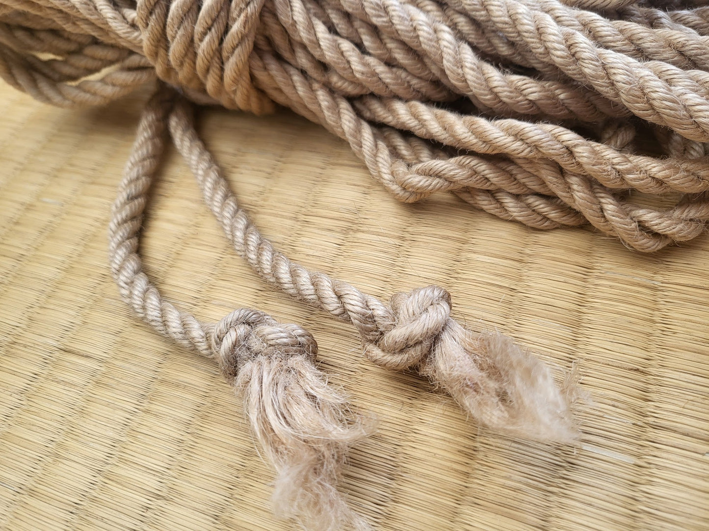 Natural - Fully treated jute shibari rope - RebornRopes