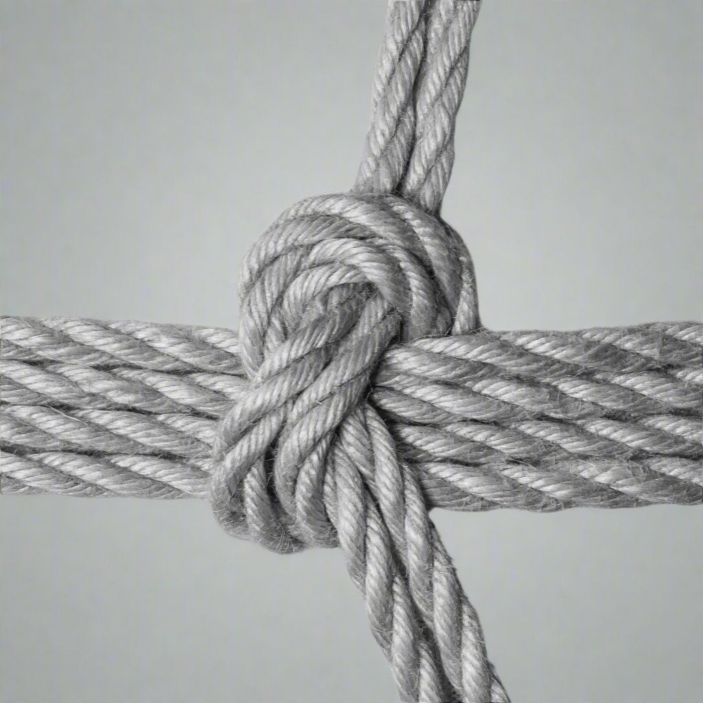 Shibari how to tie a fussion Overhand knot