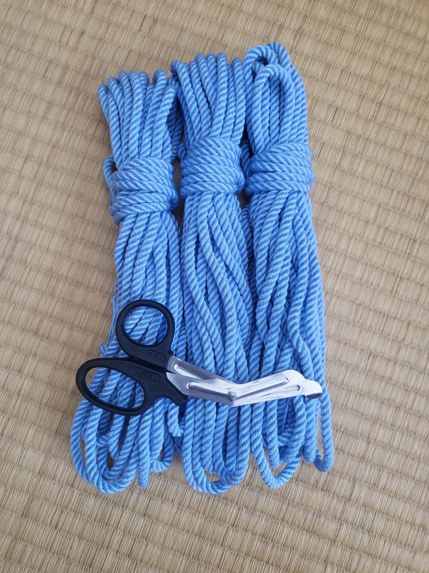 ‘Periwinkle’ bamboo bondage rope - RebornRopes