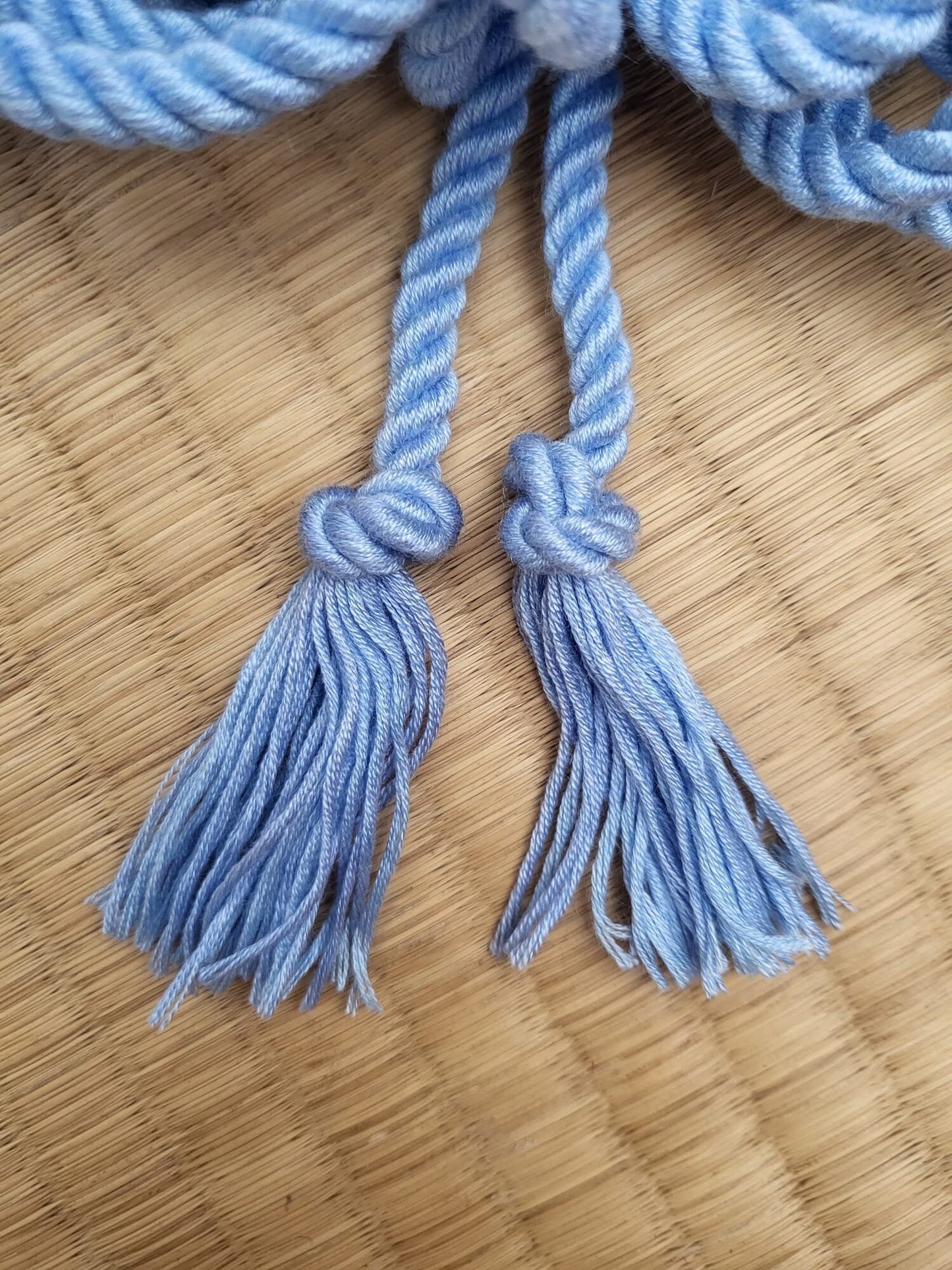 ‘Periwinkle’ bamboo bondage rope - RebornRopes