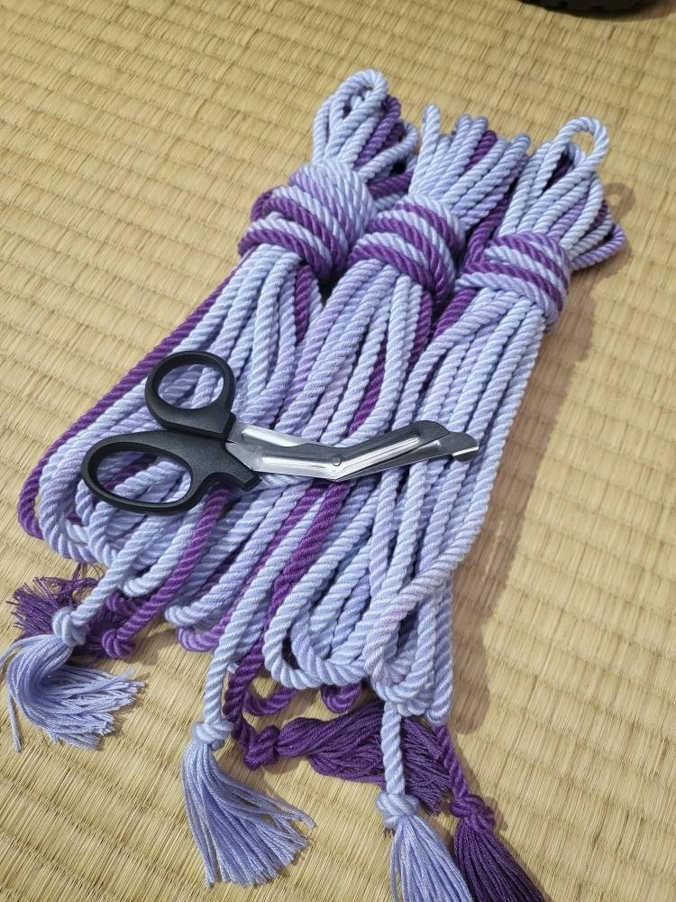 "Purpleberry bliss" bondage bamboo rope - RebornRopes