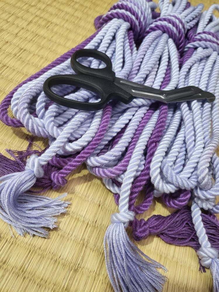 "Purpleberry bliss" bondage bamboo rope - RebornRopes