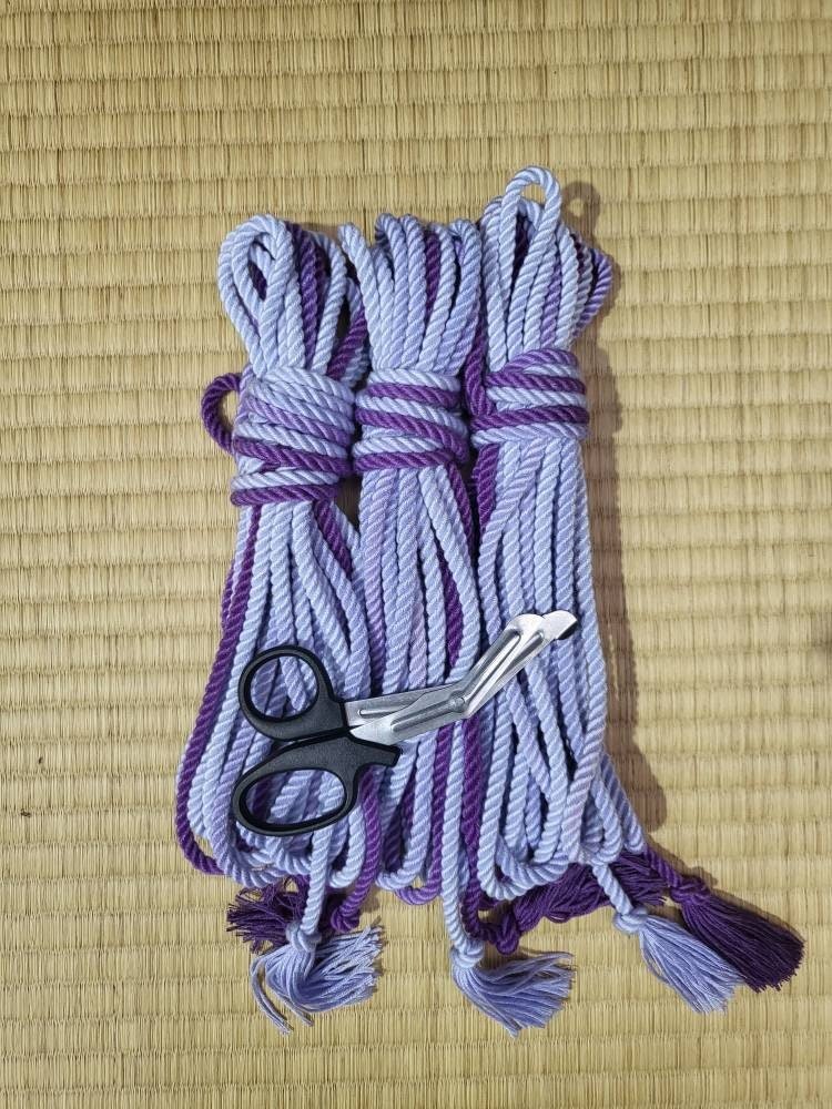 "Purpleberry bliss" bondage bamboo rope - RebornRopes