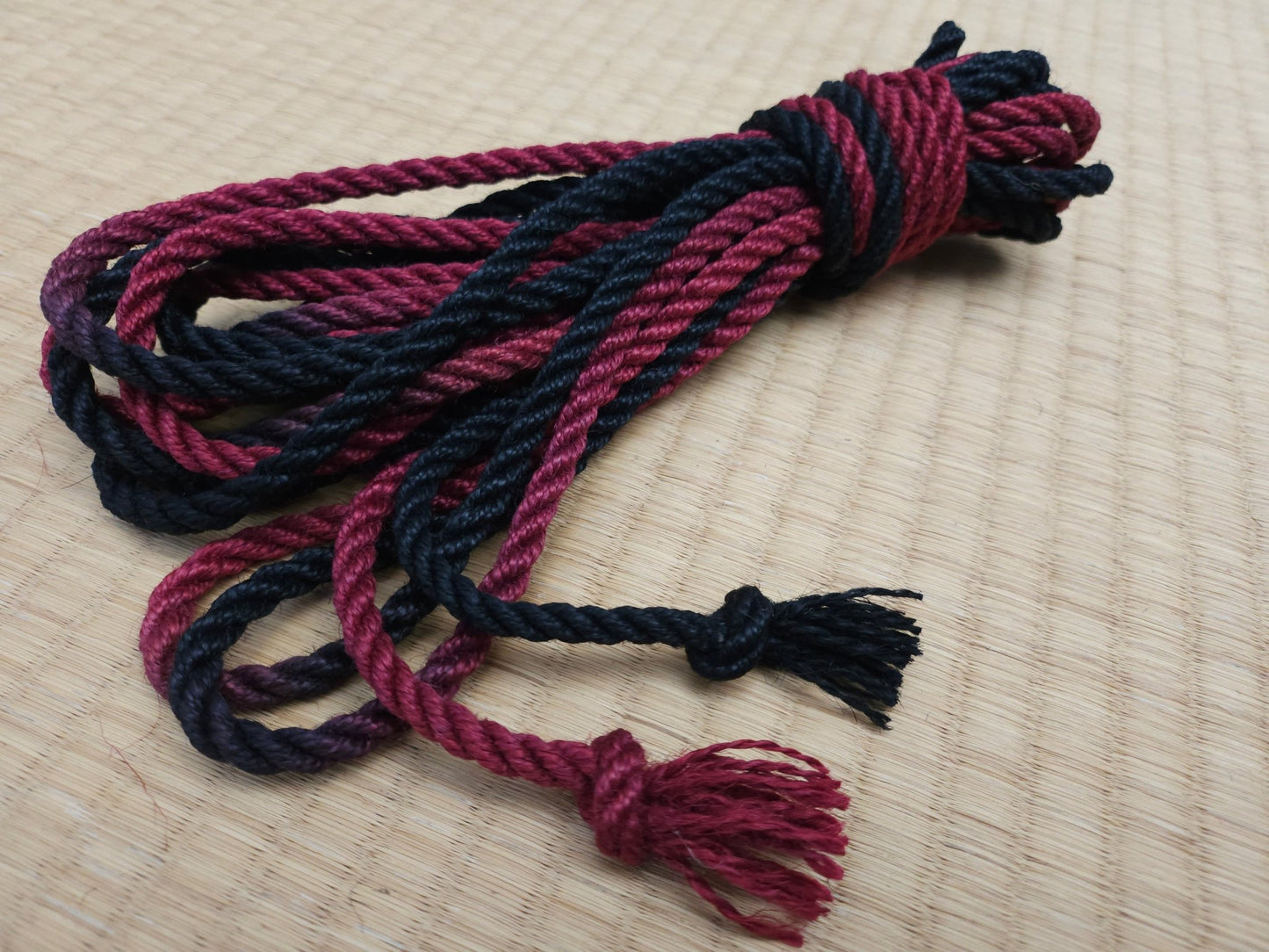 Red Twilight 2 - Ply Jute Rope for Shibari - RebornRopes