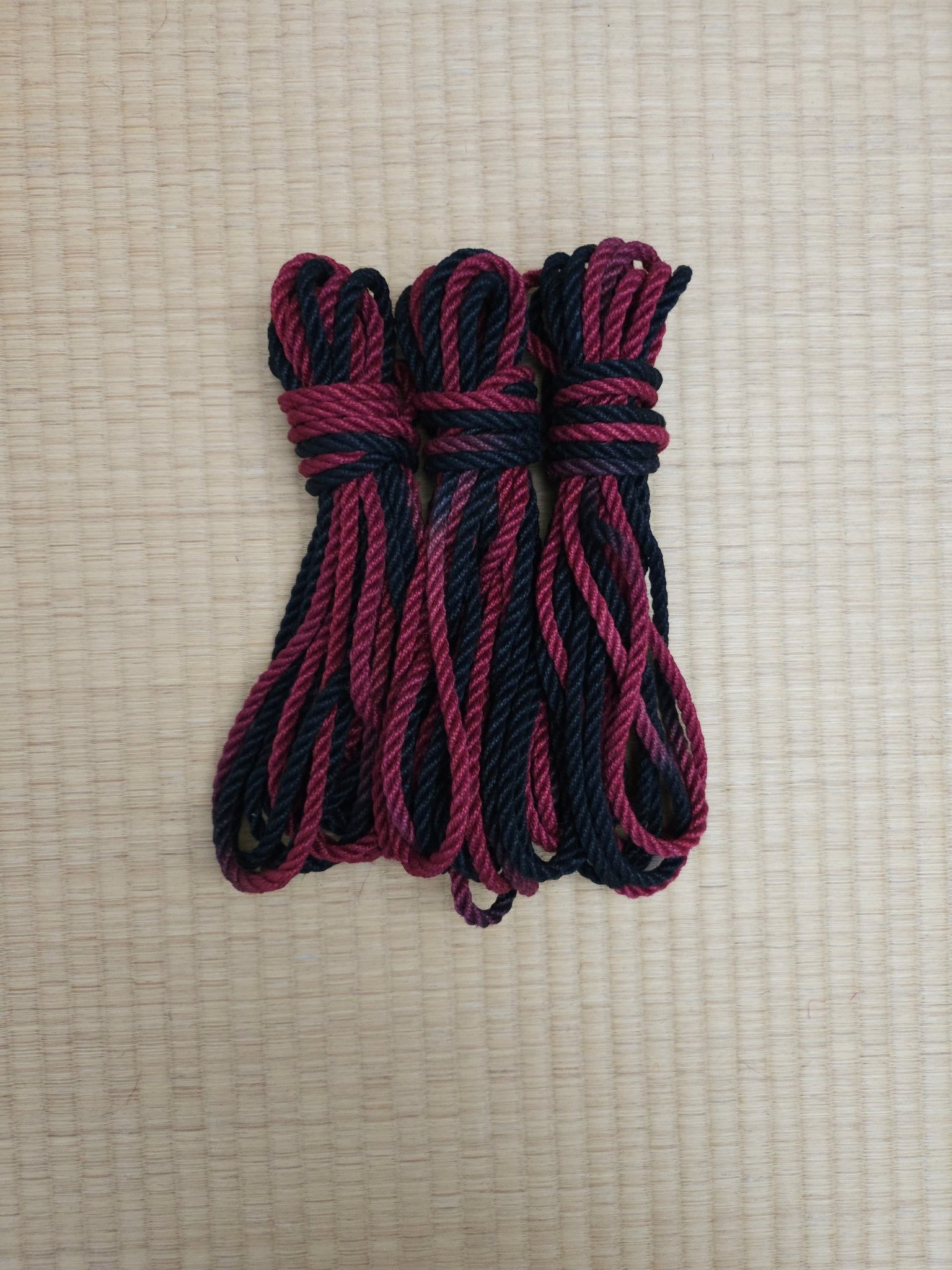 Red Twilight 2 - Ply Jute Rope for Shibari - RebornRopes