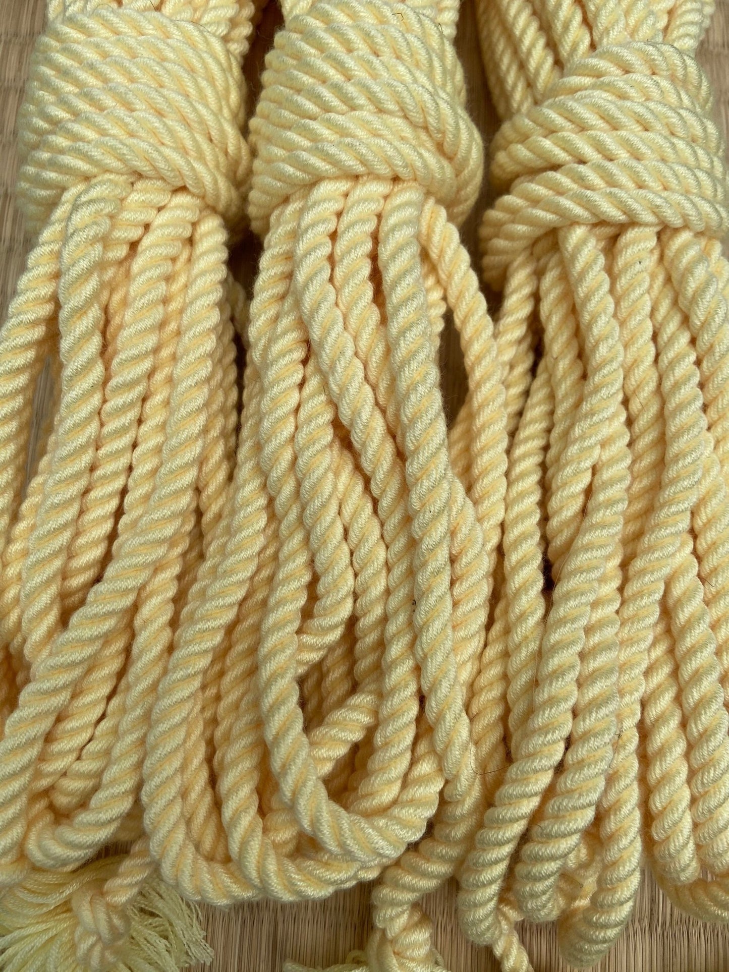 ‘Sherbert Lemon’ Bamboo bondage rope - RebornRopes