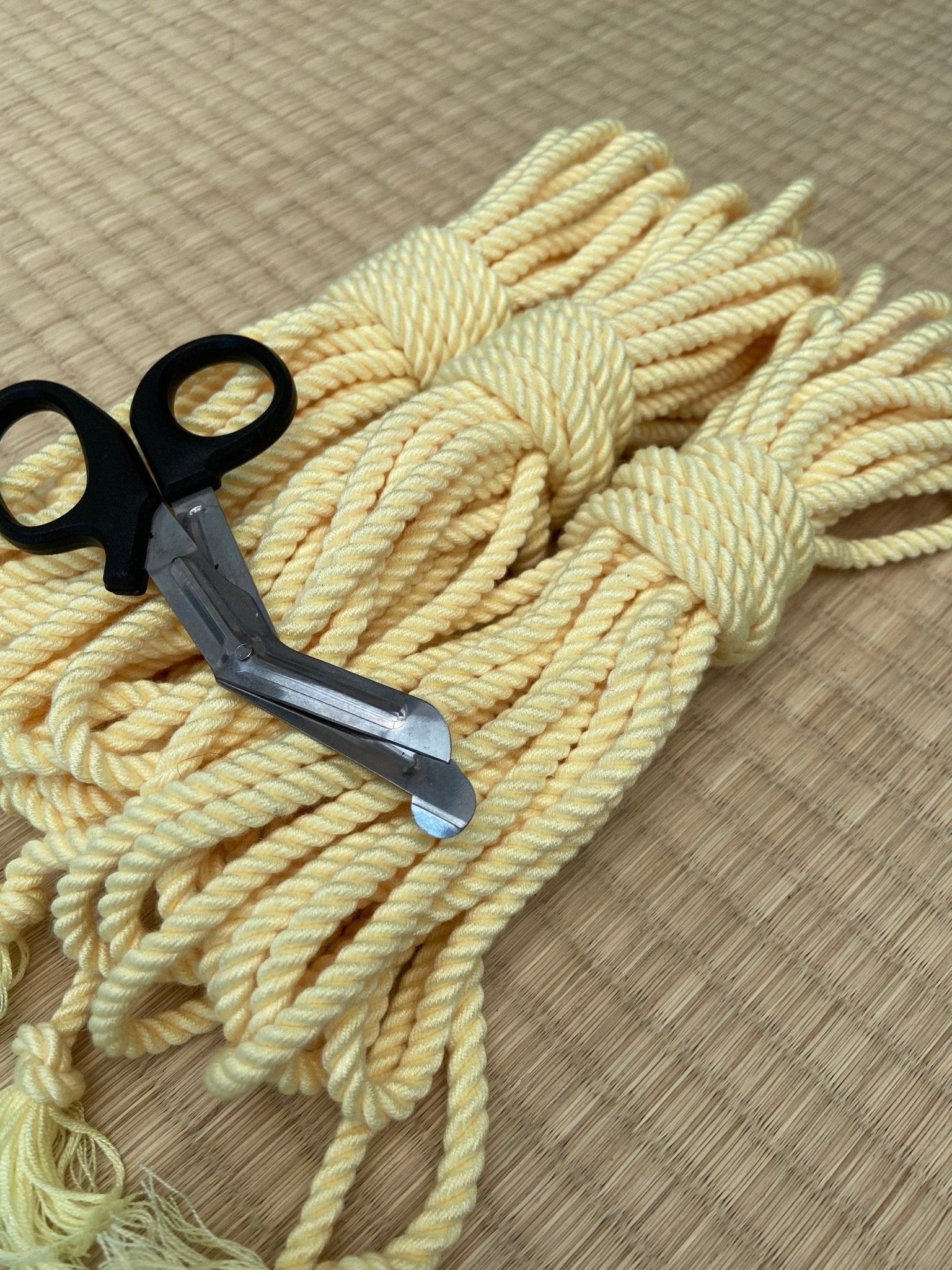 ‘Sherbert Lemon’ Bamboo bondage rope - RebornRopes