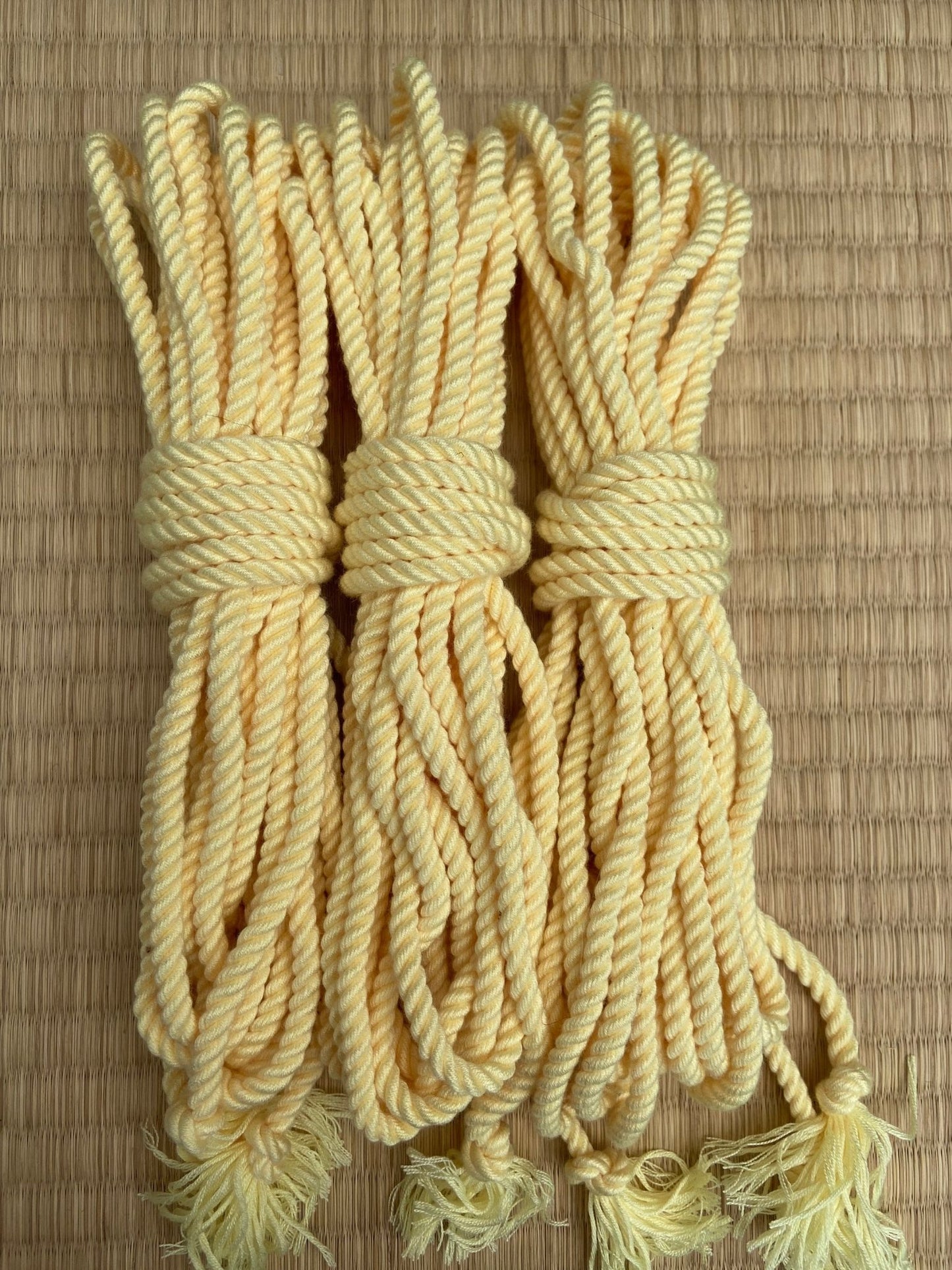 ‘Sherbert Lemon’ Bamboo bondage rope - RebornRopes