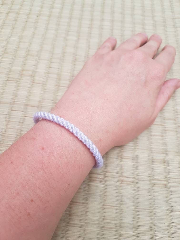 Simple bracelet made with bamboo rope - RebornRopes