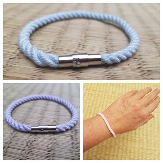 Simple bracelet made with bamboo rope - RebornRopes