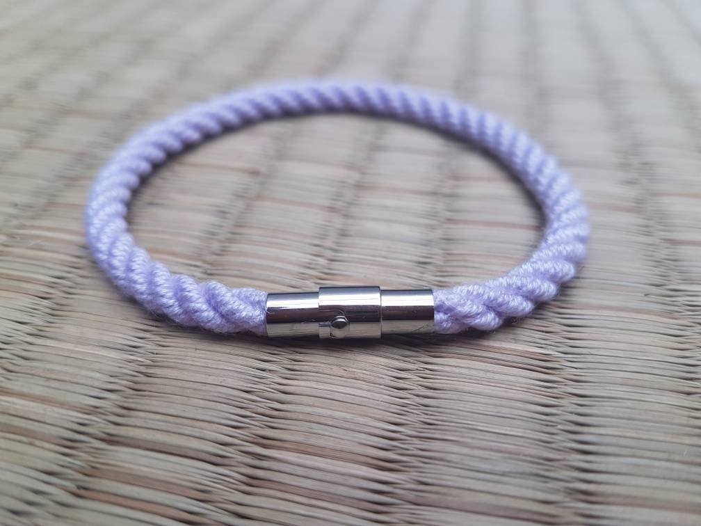 Simple bracelet made with bamboo rope - RebornRopes