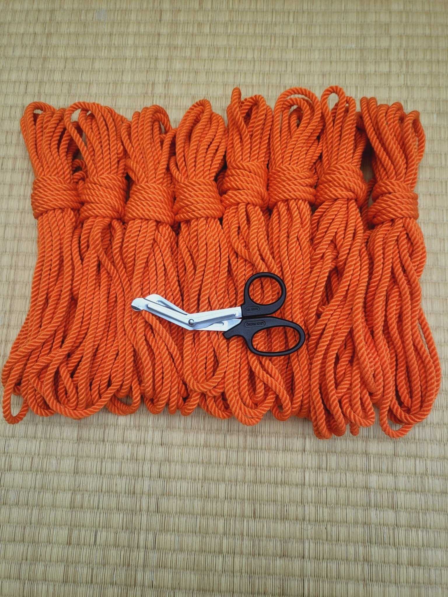 ‘Tangerine Dreams’. Bamboo bondage rope. - RebornRopes