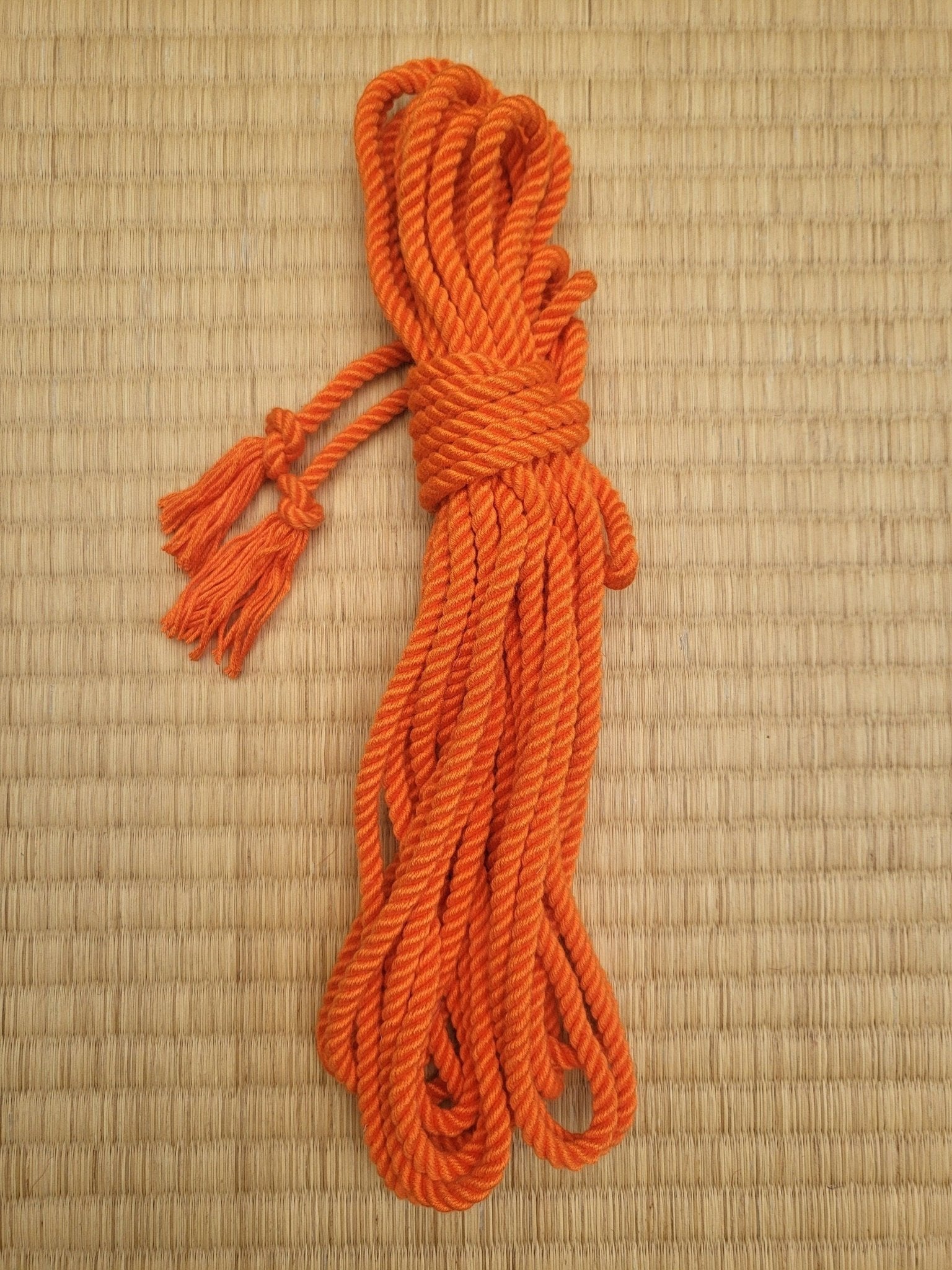 ‘Tangerine Dreams’. Bamboo bondage rope. - RebornRopes