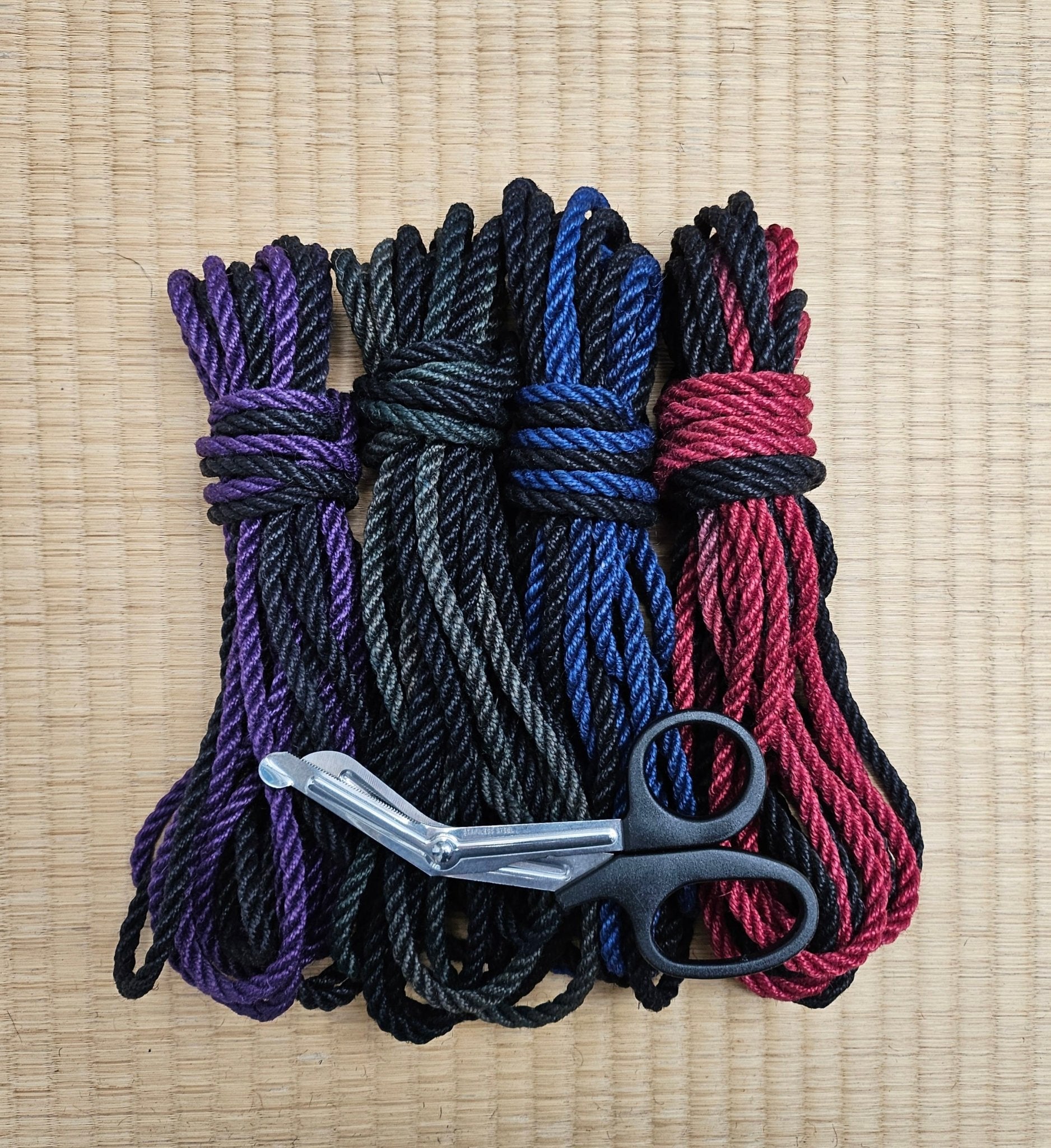 Twilight Collection Shibari Jute 4 Rope Kit - Free Shears!* - RebornRopes