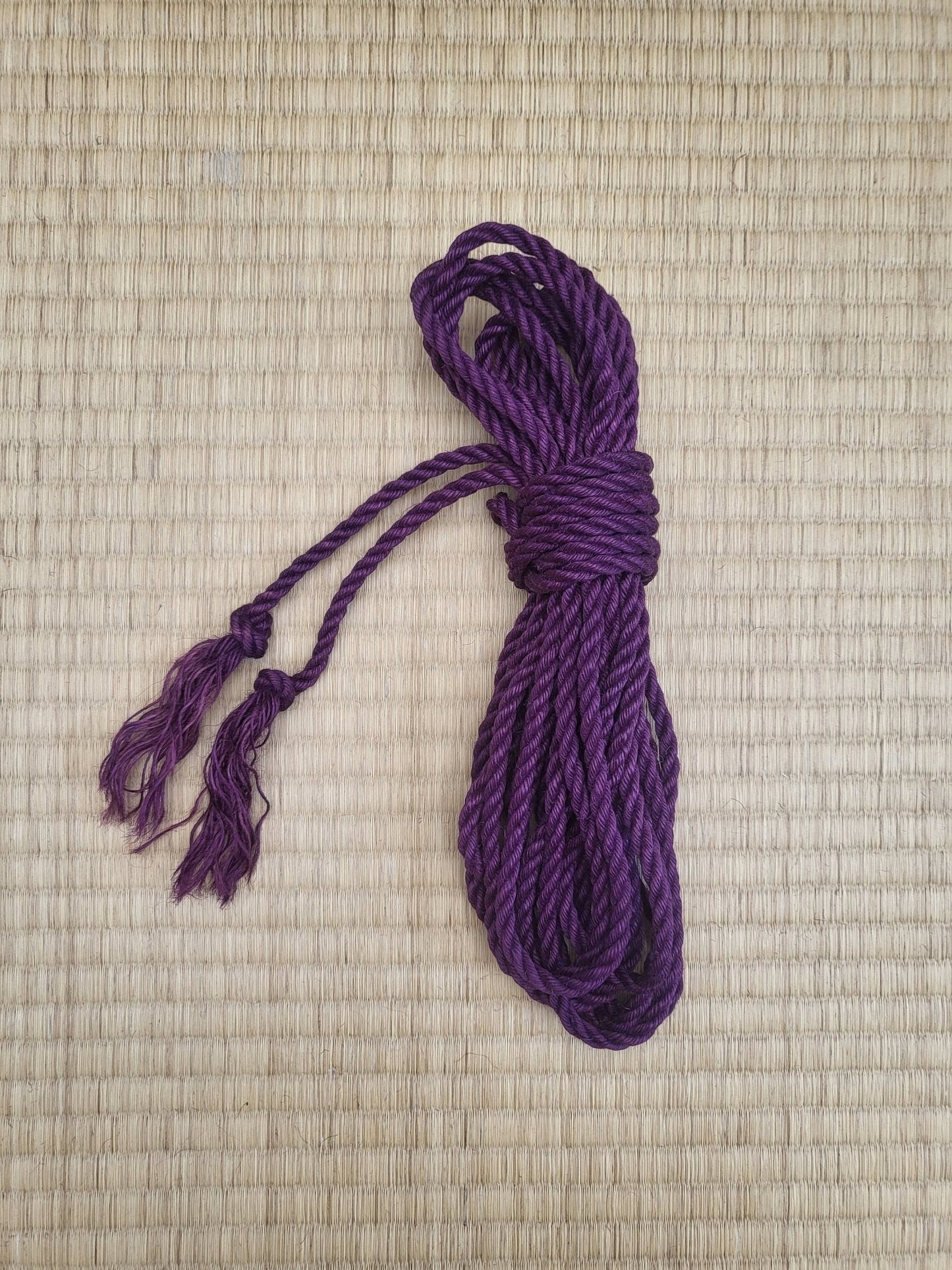 Violet - Fully treated jute shibari bondage rope. - RebornRopes